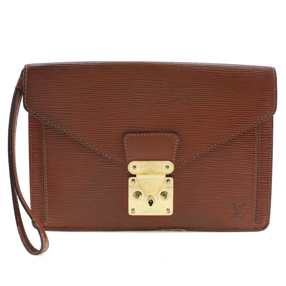 Louis Vuitton Louis Vuitton Louis Vuitton Seliere Dragonne Epi Leather Clutch Bag Leather Clutch Bag Size ONE SIZE - 1 Thumbnail