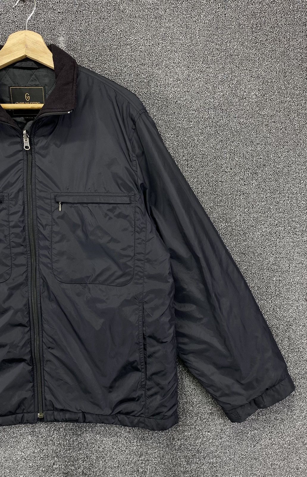 Japanese Brand Vintage Gianni Valentino Black Jacket Size US M / EU 48-50 / 2 - 4 Thumbnail