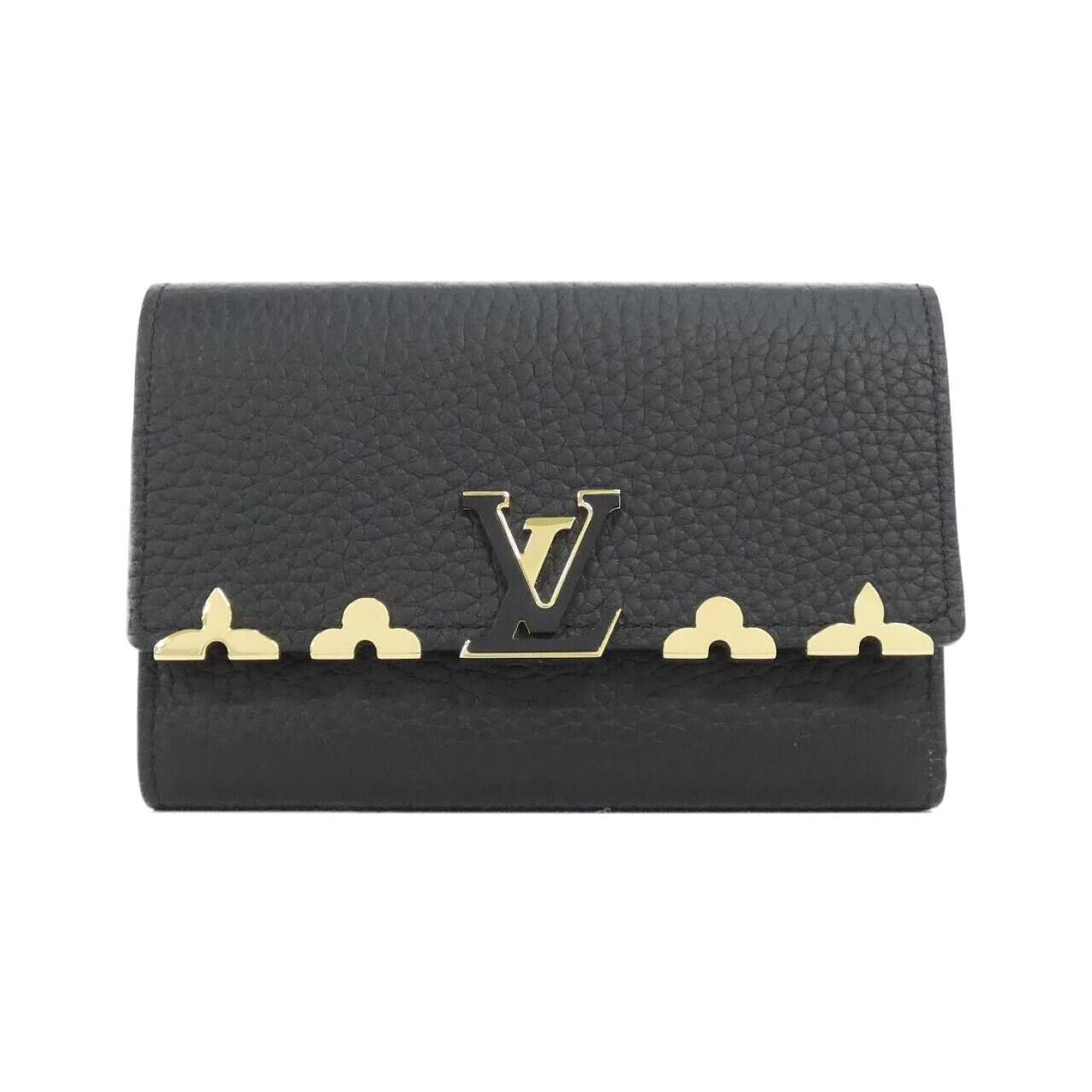 Louis Vuitton Louis Vuitton Louis Vuitton Capucines Taurillon Wallet Leather Short Wallet M82764 DUTY FREE for USA Size ONE SIZE - 1 Thumbnail