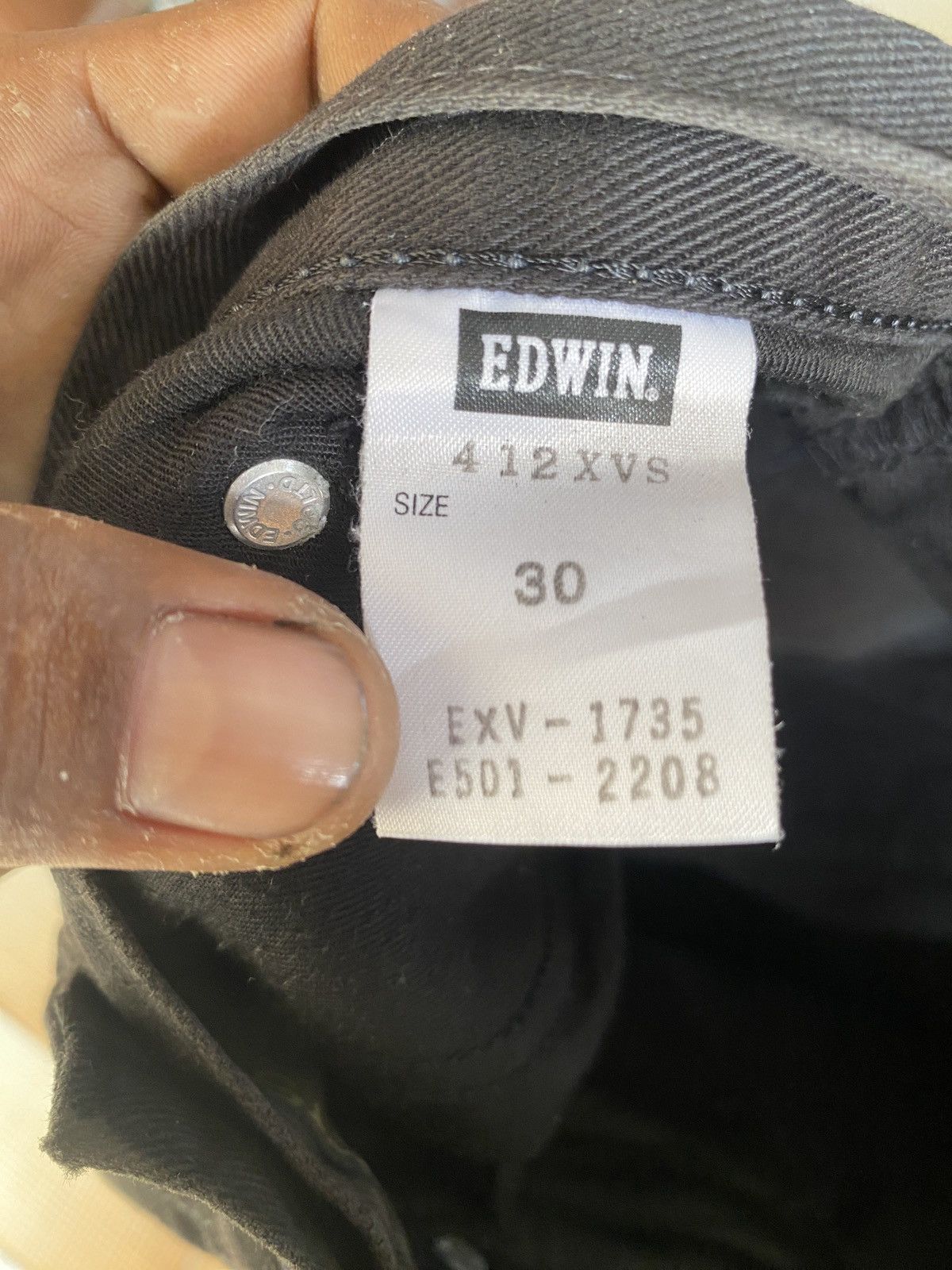 Edwin edwin xvs straight cut vintage denim Size US 30 / EU 46 - 4 Thumbnail