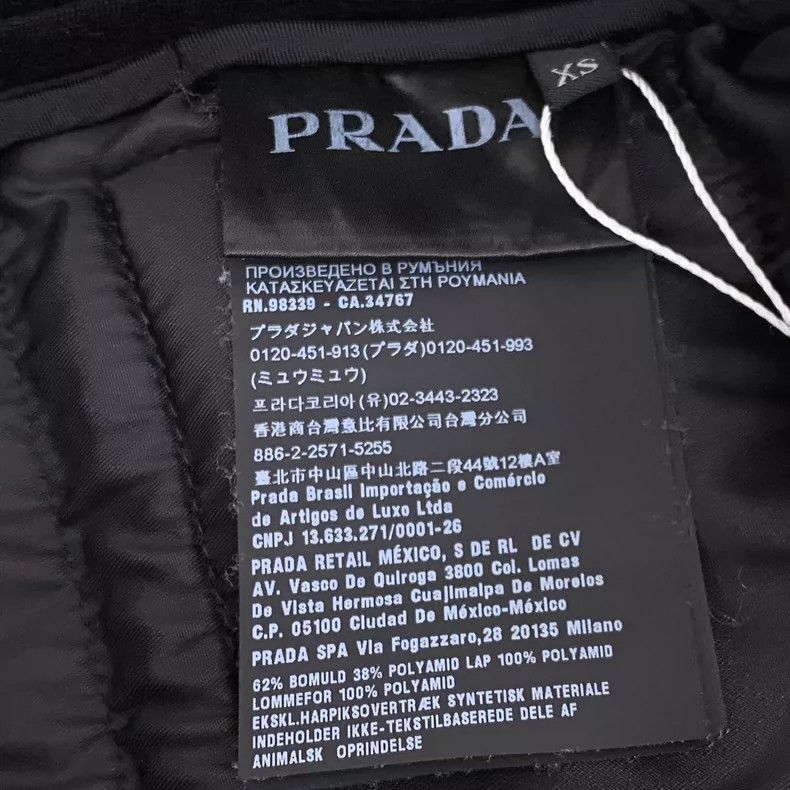 Prada Prada Black Cotton Drawstring Casual Pants -2505 Size US 26 / EU 42 - 7 Thumbnail