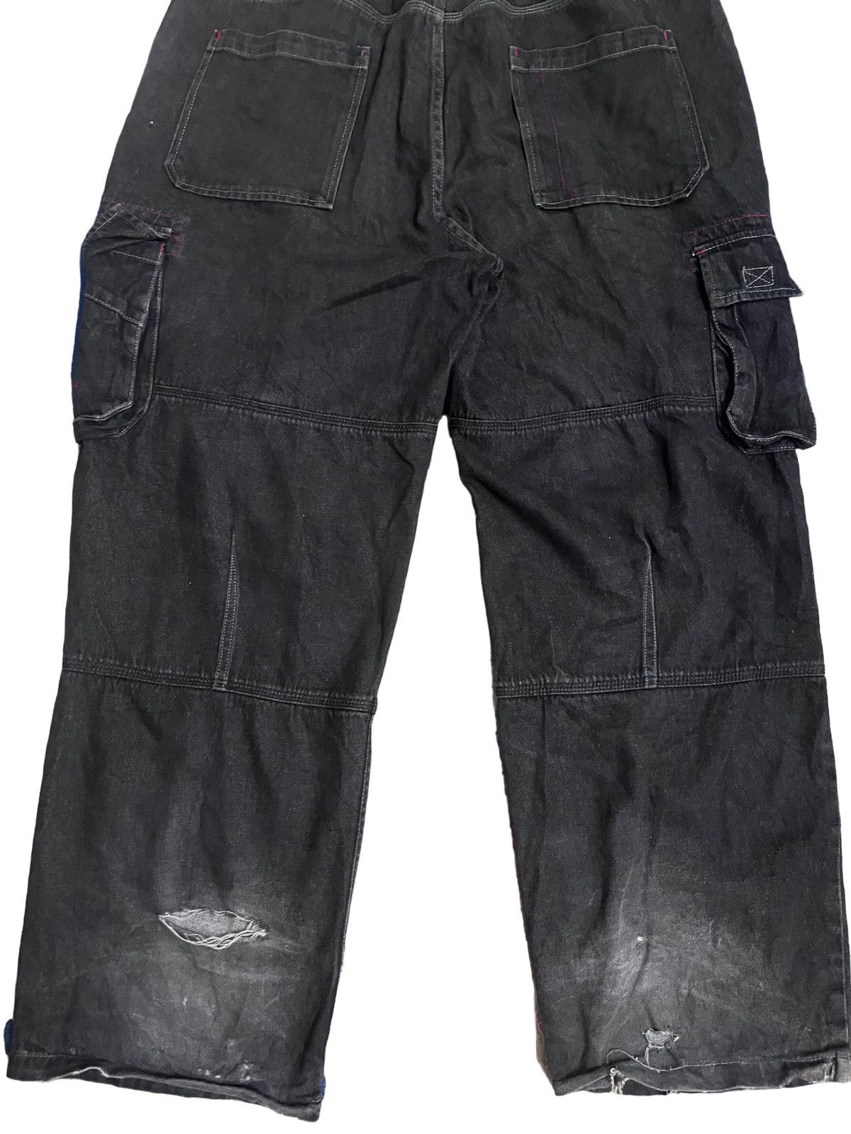 Beauty Beast × Japanese Brand × Vintage VTG Japanese Brand Workwear Baggy Cargo Skater Casual Pants Size US 35 - 8 Thumbnail
