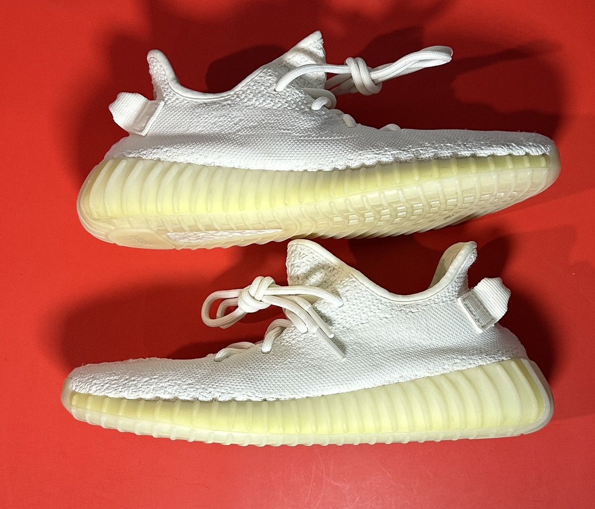 Yeezy Size 8 - Adidas Yeezy Boost 350 V2 Low Cream White Size US 8 / EU 41 - 2 Thumbnail