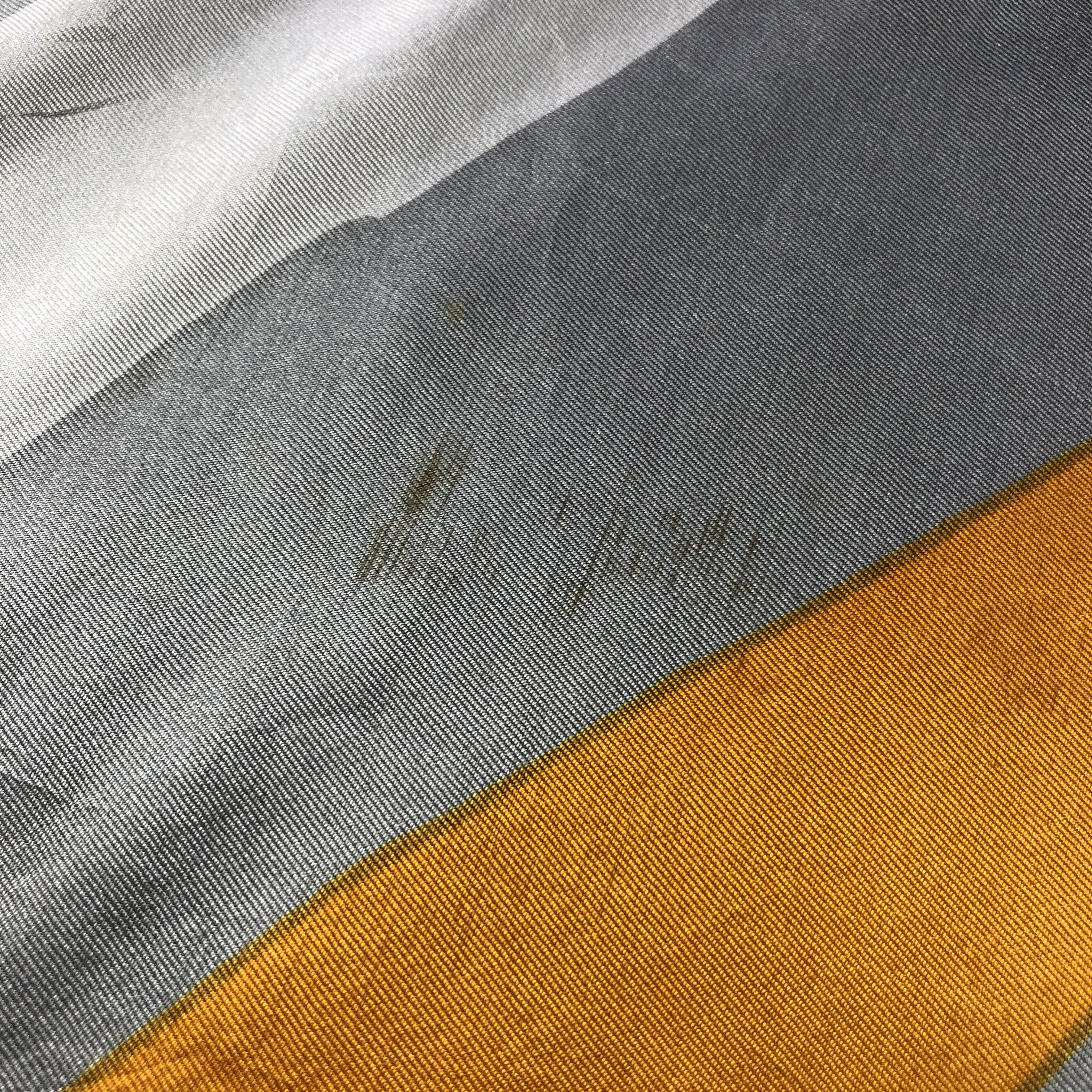Japanese Brand Abstract Luxury Hand Rolled Silk Scarf M1104 Size ONE SIZE - 13 Thumbnail