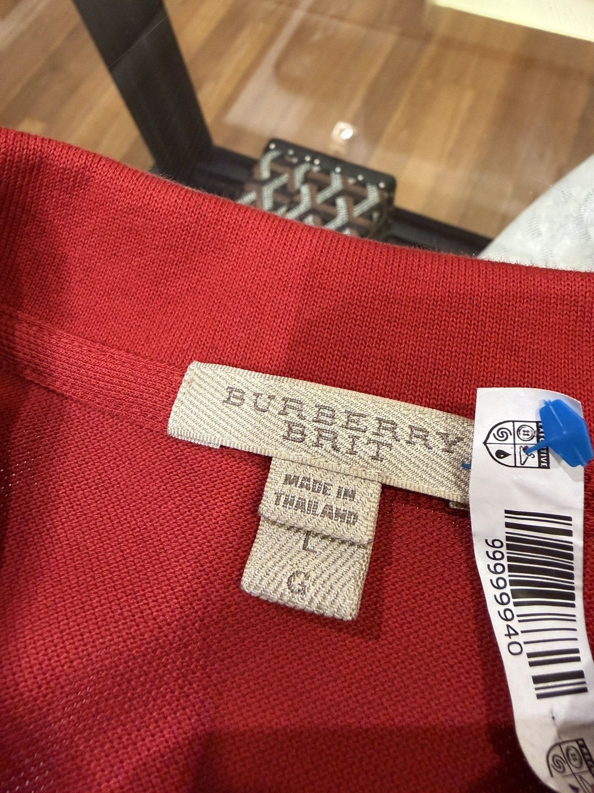 Burberry Burberry Polo Shirt - Red Size US L / EU 52-54 / 3 - 3 Thumbnail