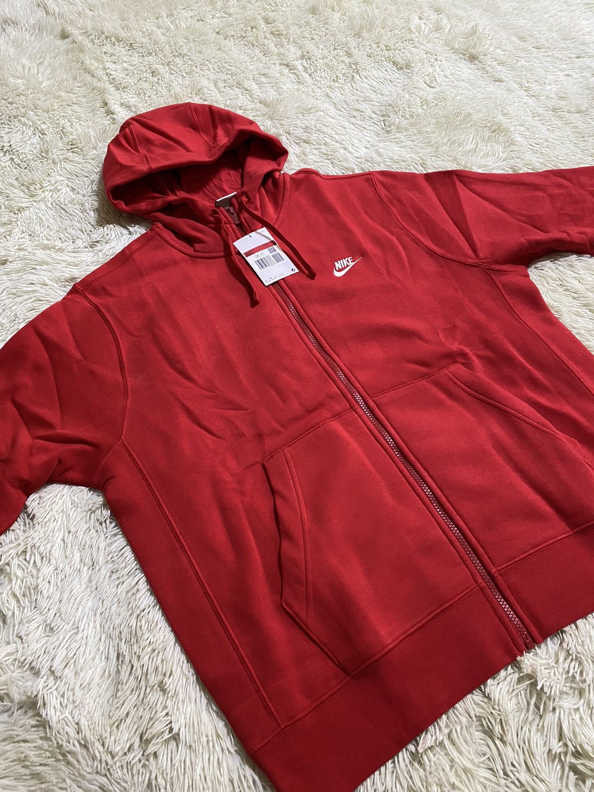 Nike Nike Red Zip Up hoodie Grailed
