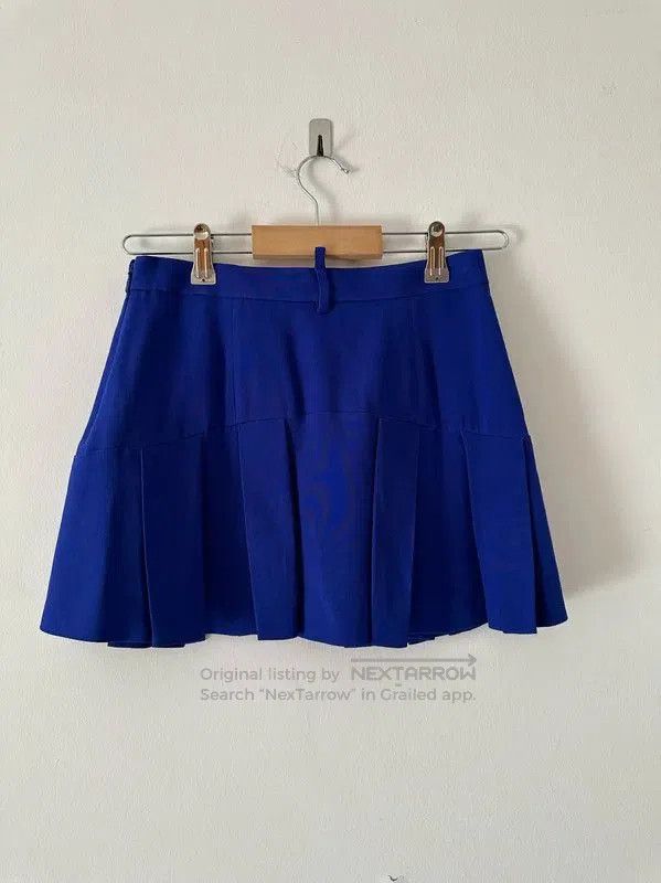 Dsquared2 DSQUARED2 Blue Polyester Flared Skirt . Size 28" / US 6 / IT 42 - 2 Thumbnail