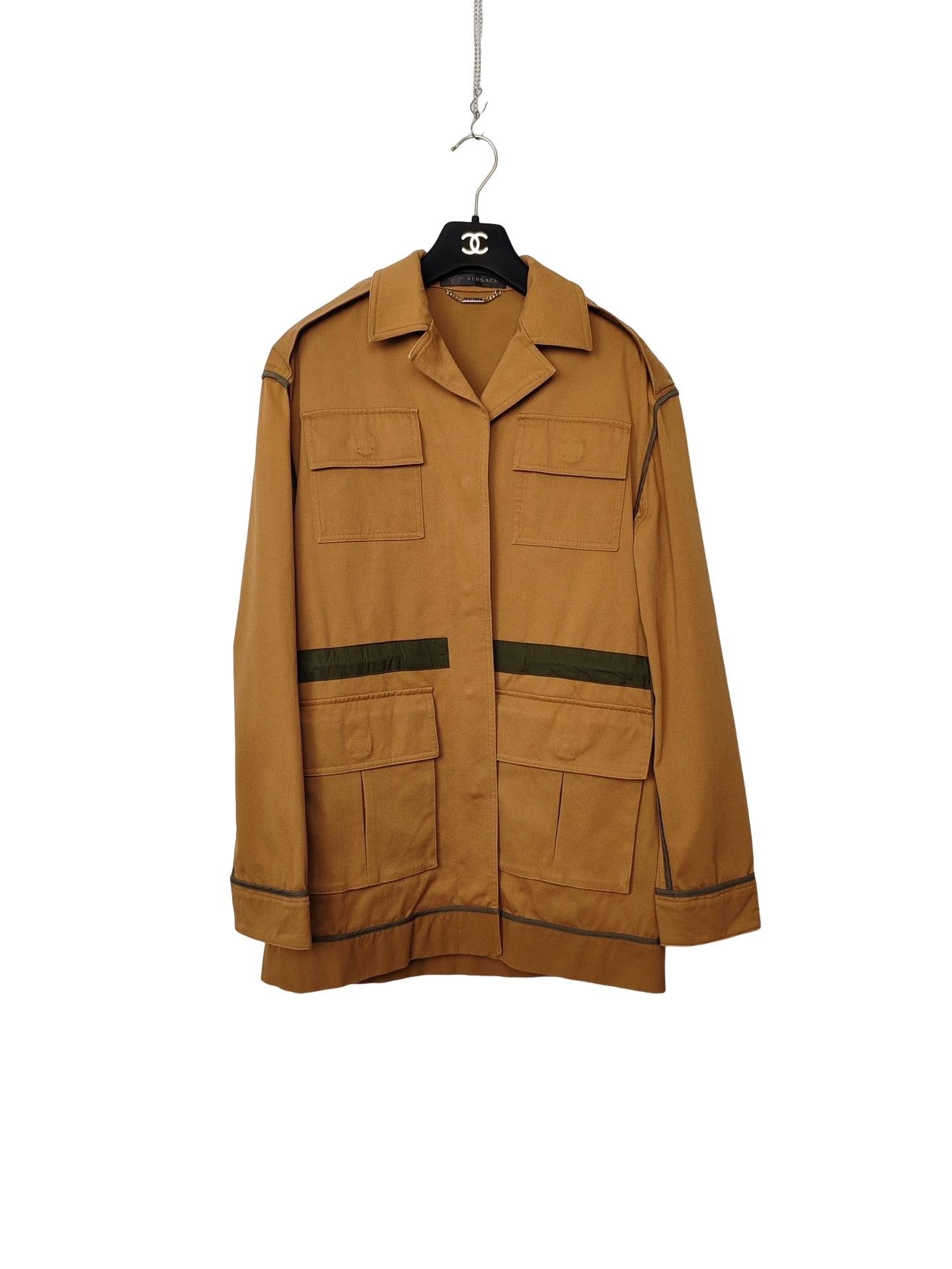 Versace Versace Cotton Blend Field Jacket Size 38 Size XS / US 0-2 / IT 36-38 - 1 Thumbnail