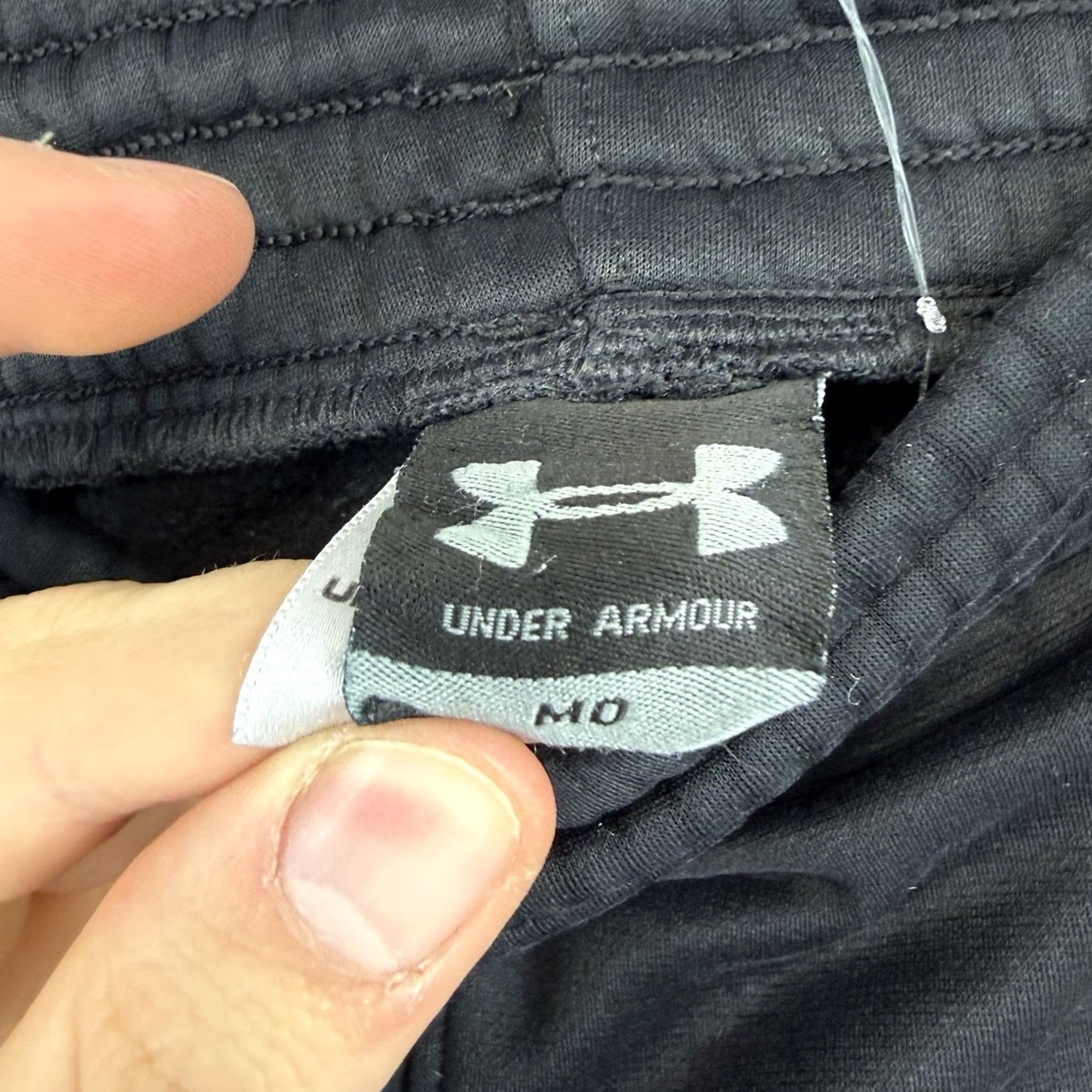Under Armour Under Armour Track Pants Men’s M Black Athletic Regular Straight Leg Sweatpants - Breathable, Drawstring, Gym & Training Size US 31 - 6 Thumbnail