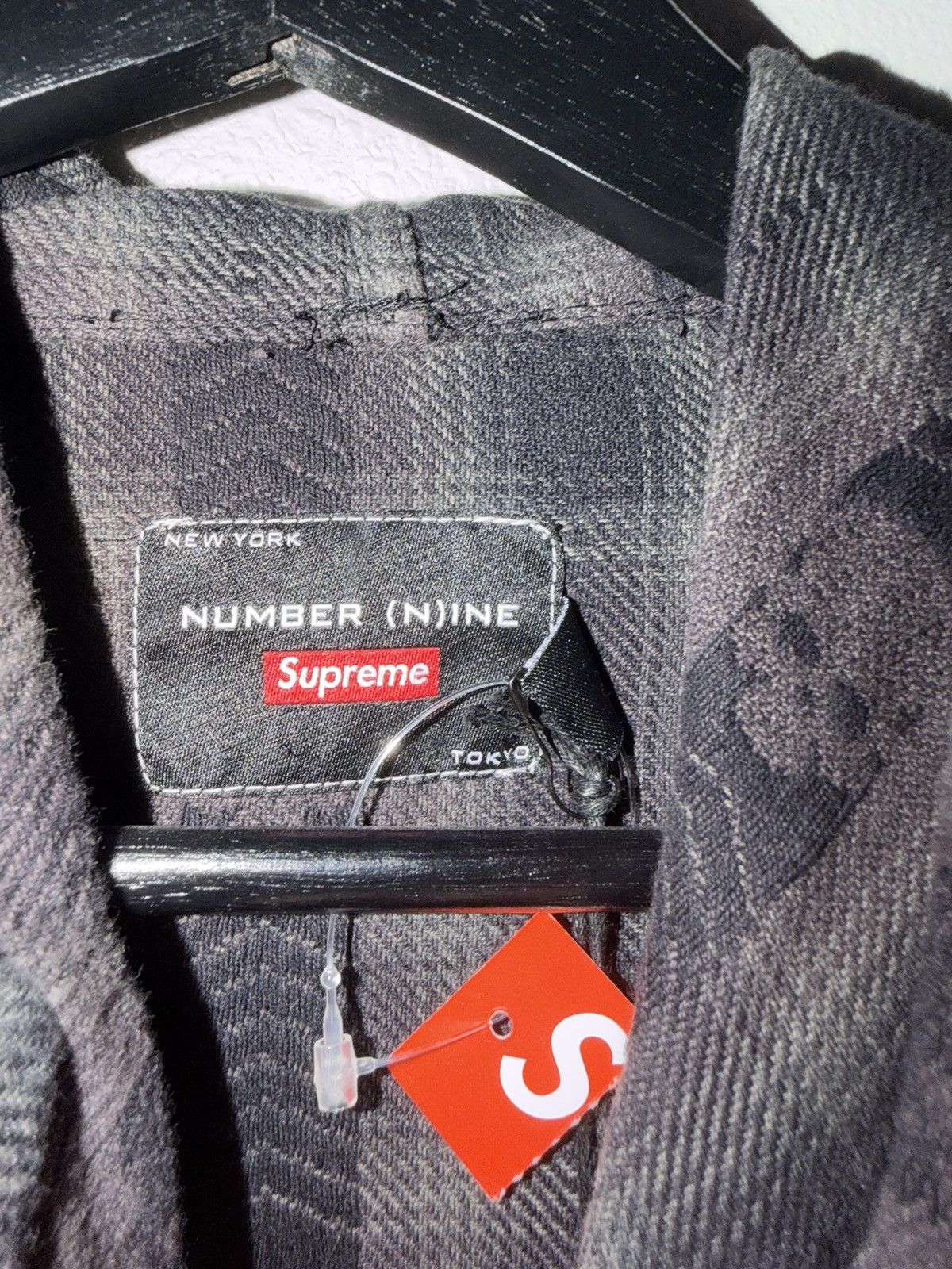 Number (N)ine × Supreme Supreme x Number (N)ine Hooded Flannel Size US S / EU 44-46 / 1 - 3 Thumbnail