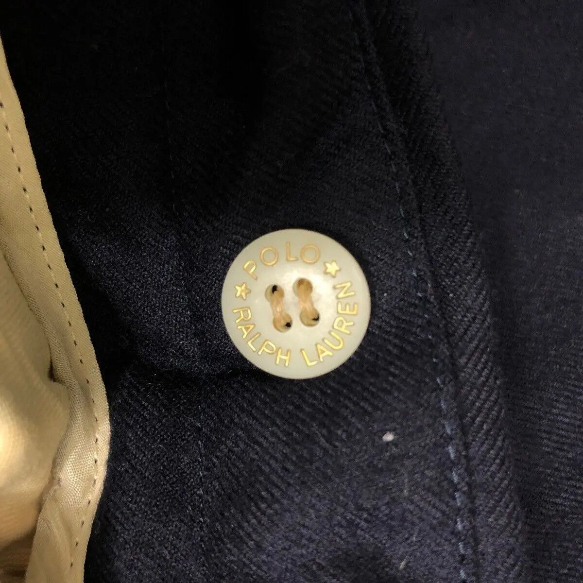 Polo Ralph Lauren Vintage 90' POLO RALPH LAUREN Blue Wool Casual Pant Chino Size US 32 / EU 48 - 6 Thumbnail