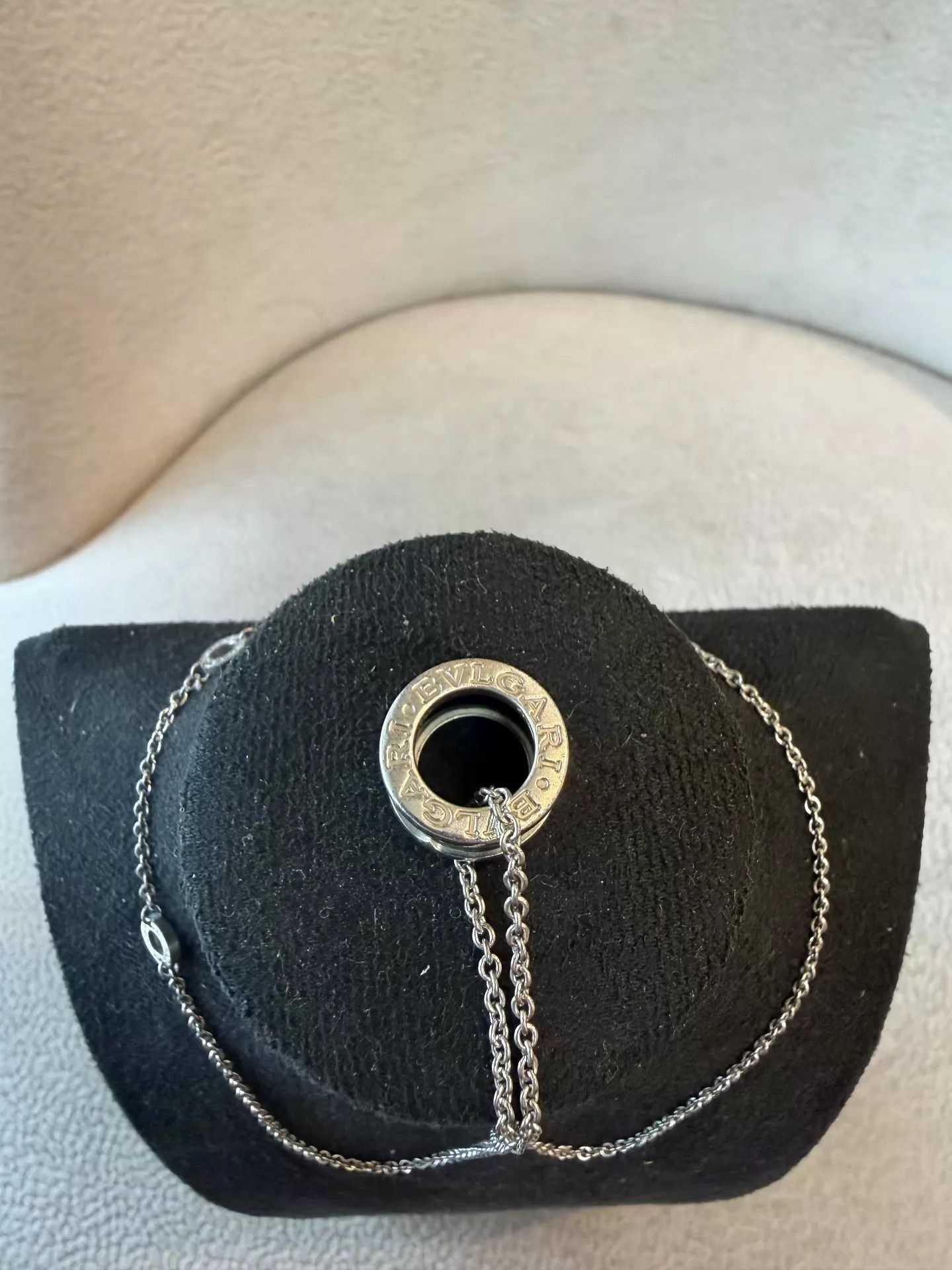 Bvlgari BVLGARI Charity 925 Silver 3-Ring 45cm Necklace 98 New Size ONE SIZE - 3 Thumbnail