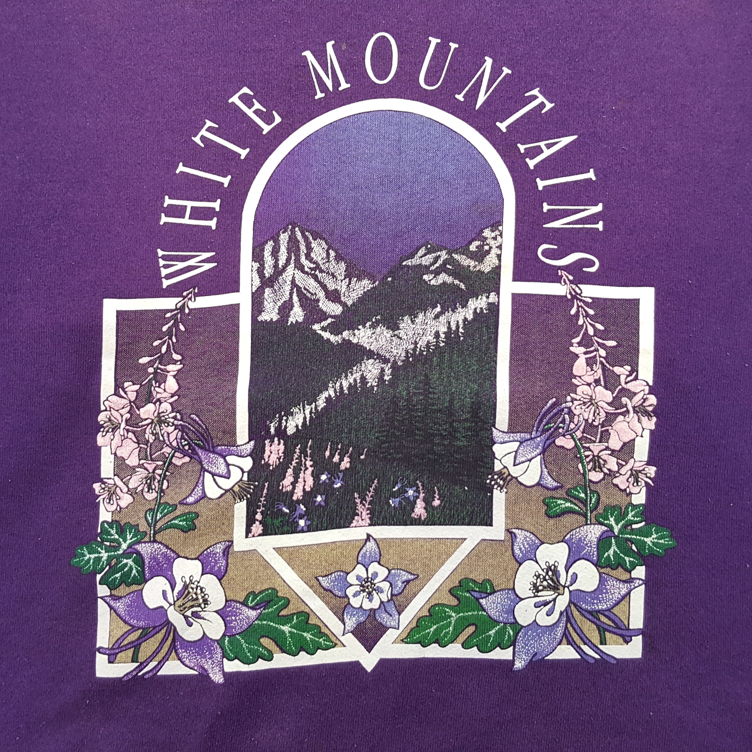 Vintage Vintage White Mountains Streetwear Art Sweatshirts Size US L / EU 52-54 / 3 - 2 Thumbnail