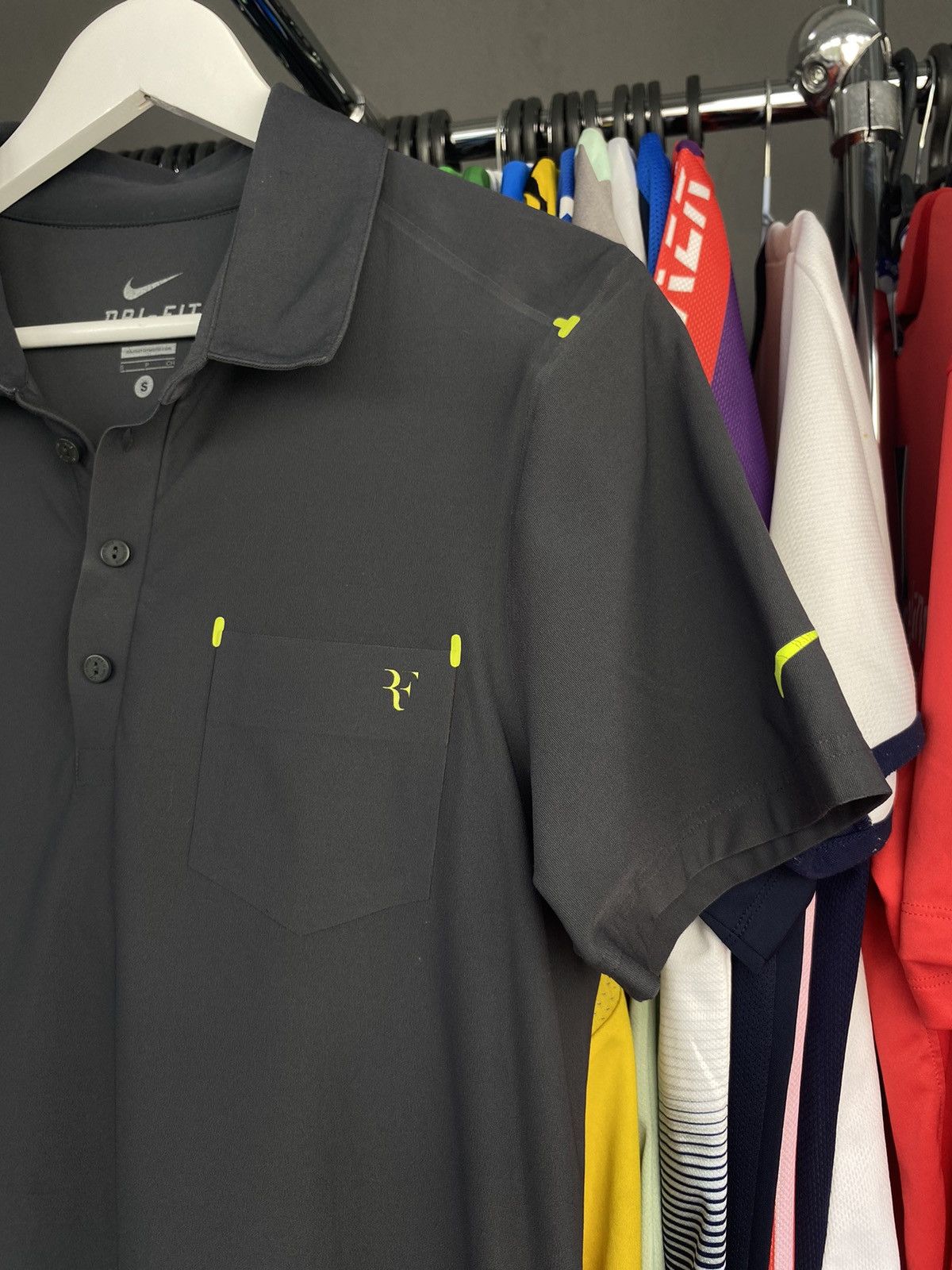 Nike Nike 2012 Roger Federer RF Wimbledon Polo Tennis Shirt Size US S / EU 44-46 / 1 - 4 Thumbnail