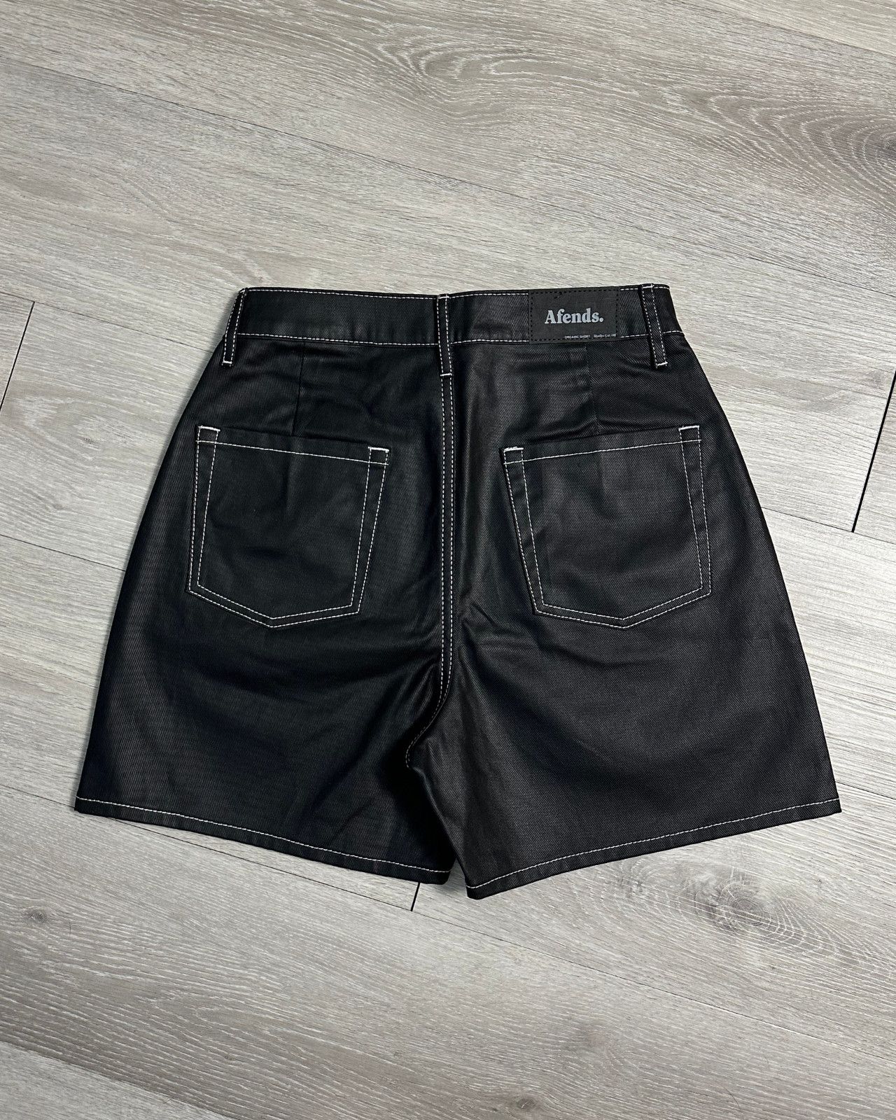 Sample NWT Afends Shelby Organic Denim Coated Shorts 26