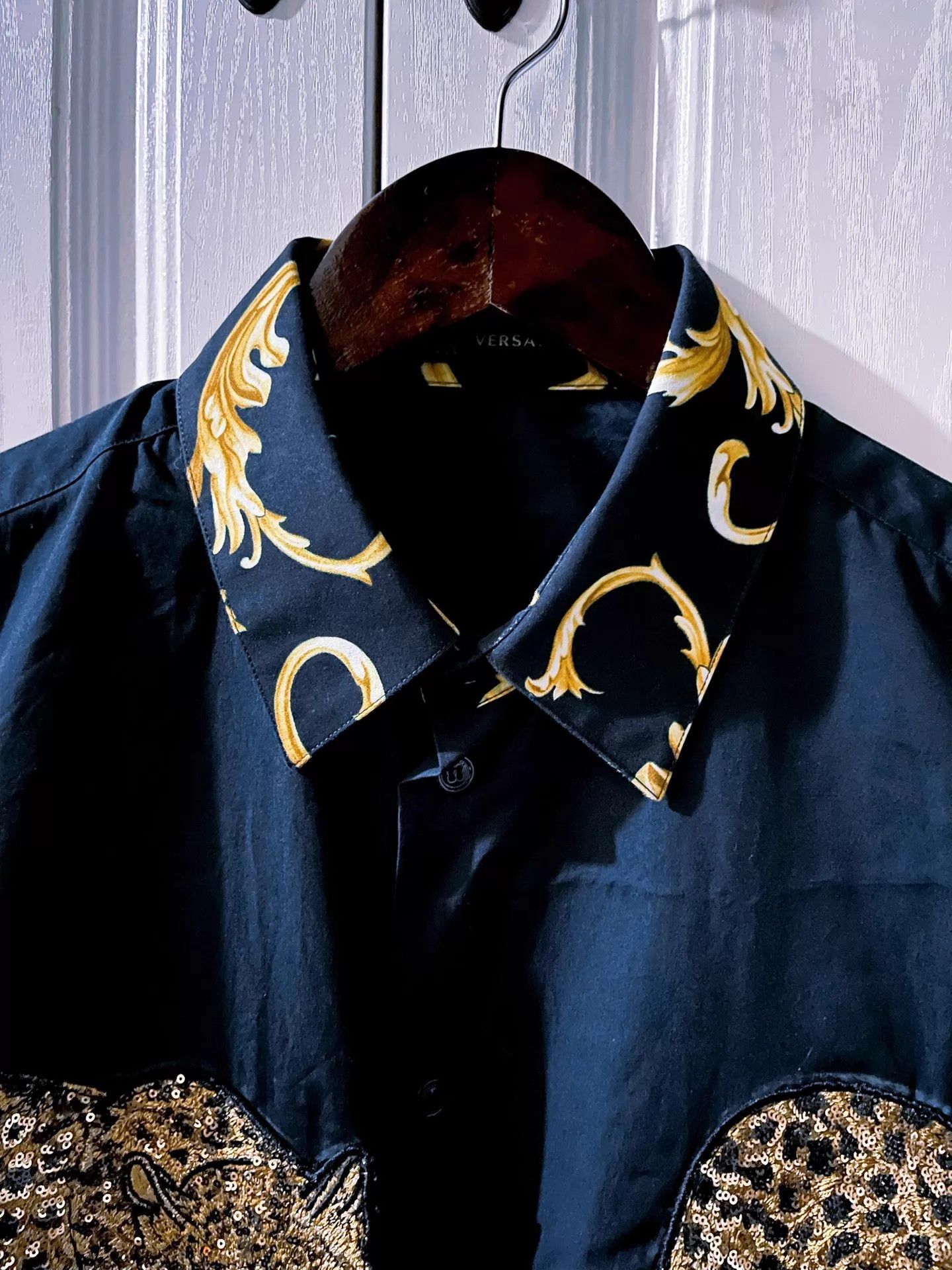 Versace Versace Runway Double Leopard Ultra Rare Limited Shirt Size US M / EU 48-50 / 2 - 3 Thumbnail