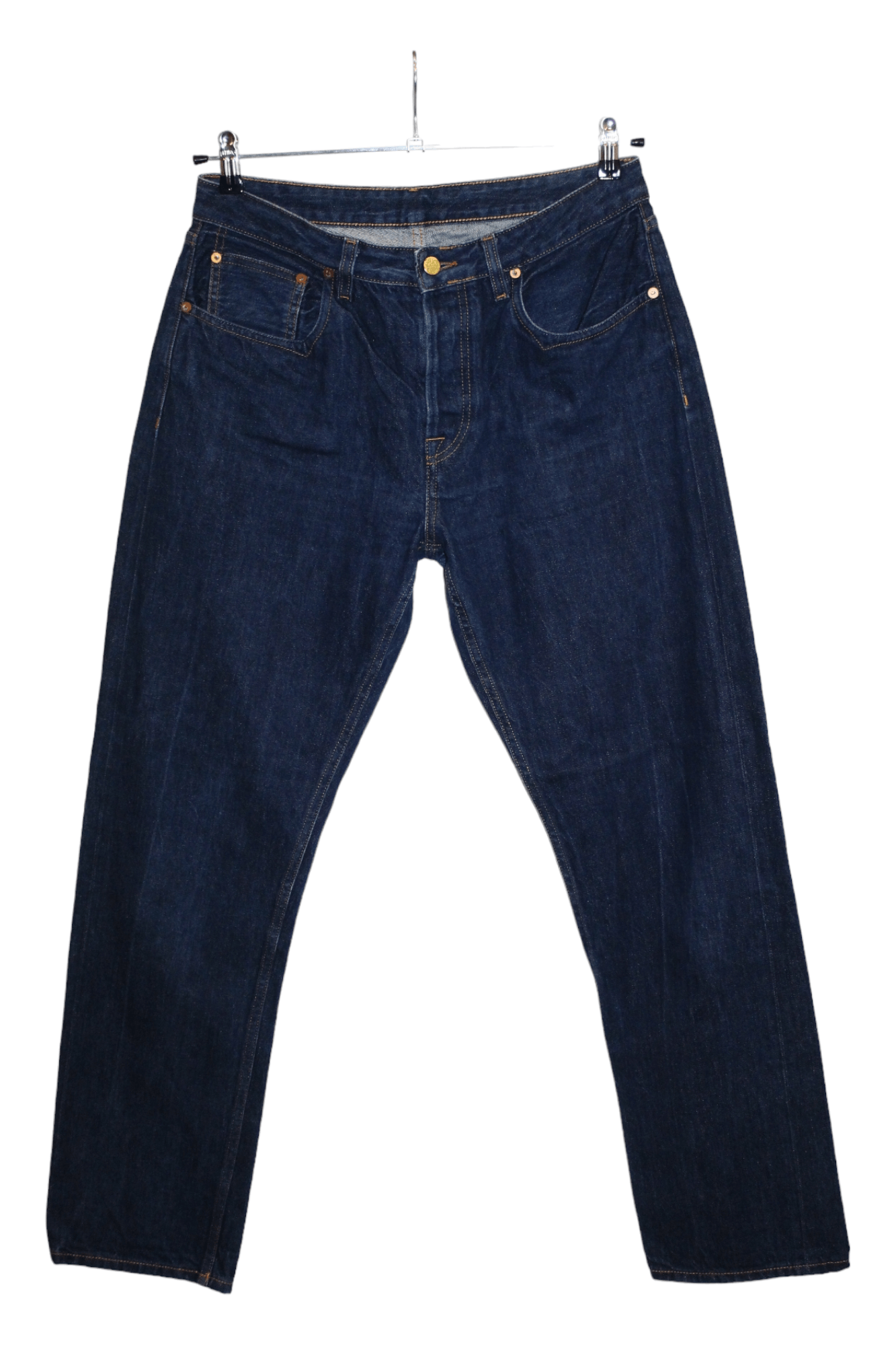 Blue Blue Japan Hen's Teeth Candiani Selvedge Denim 14,3oz Button-fly jeans Size US 32 / EU 48 - 2 Thumbnail