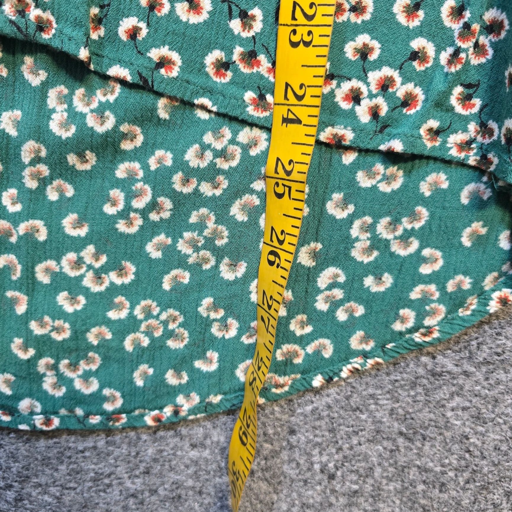 FatFace Fat Face Top Women 4 Green Floral Long Sleeve V-Neck Blouse Casual Vintage? No Size S / US 4 / IT 40 - 7 Thumbnail
