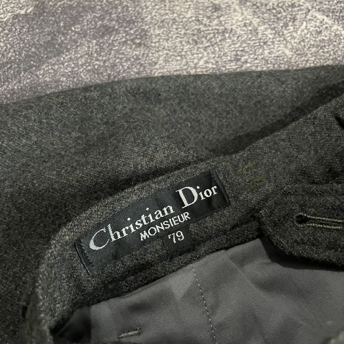 Christian Dior Monsieur Vintage Christian Dior Wool Pants Size US 32 / EU 48 - 6 Thumbnail