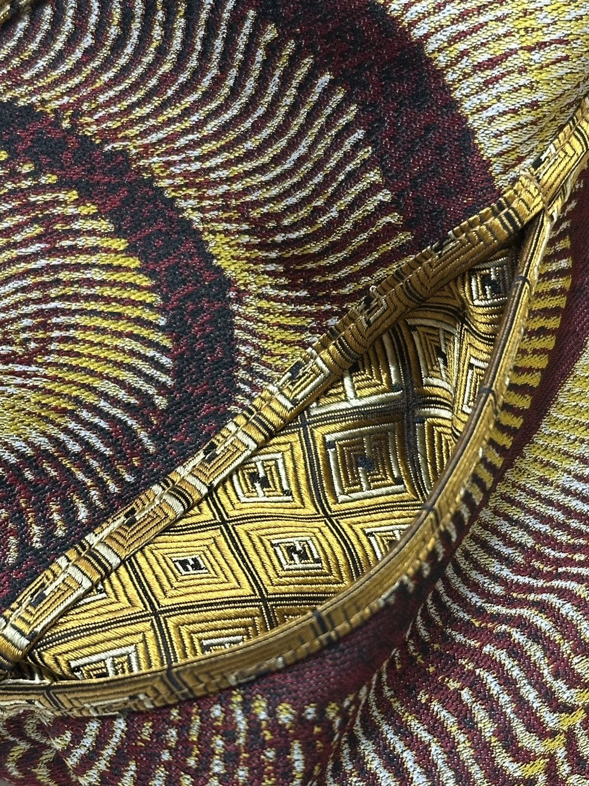 Fendi FENDI Fall Winter 2000 Jacquard Flared Midi Skirt Size 30" / US 8 / IT 44 - 7 Thumbnail