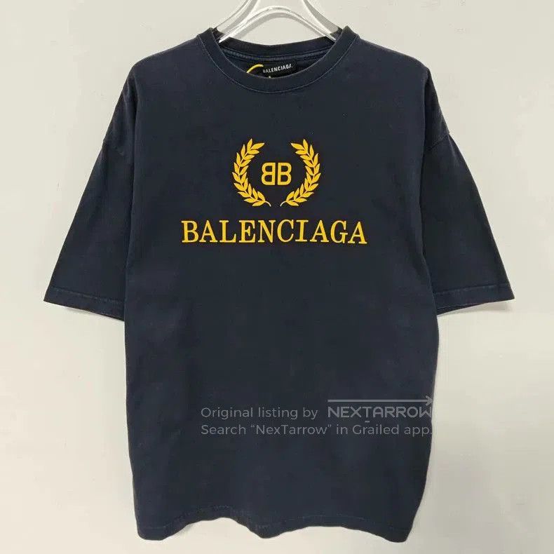 Balenciaga Balenciaga Wheat Ear Short Sleeve Tee. Size US S / EU 44-46 / 1 - 1 Thumbnail