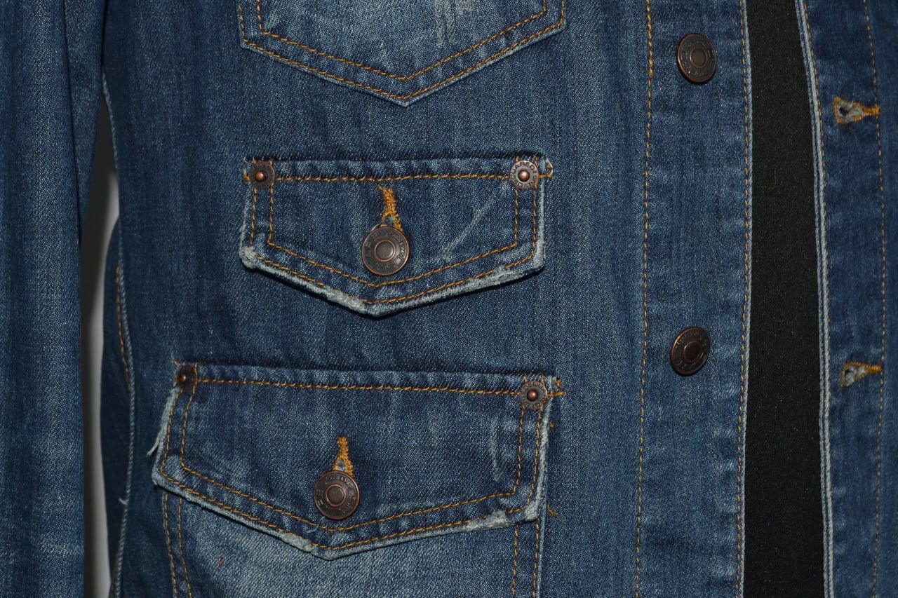 Dsquared2 × Vintage Women Denim Jacket dsquared Size M Size M / US 6-8 / IT 42-44 - 8 Thumbnail