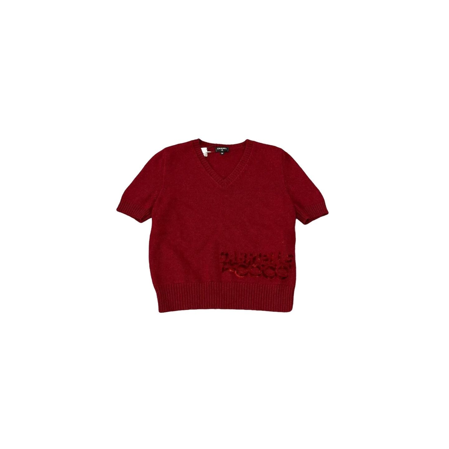 Chanel Chanel Gabrielle Coco V-Neck Knit Top Size 36 Size XS / US 0-2 / IT 36-38 - 1 Thumbnail