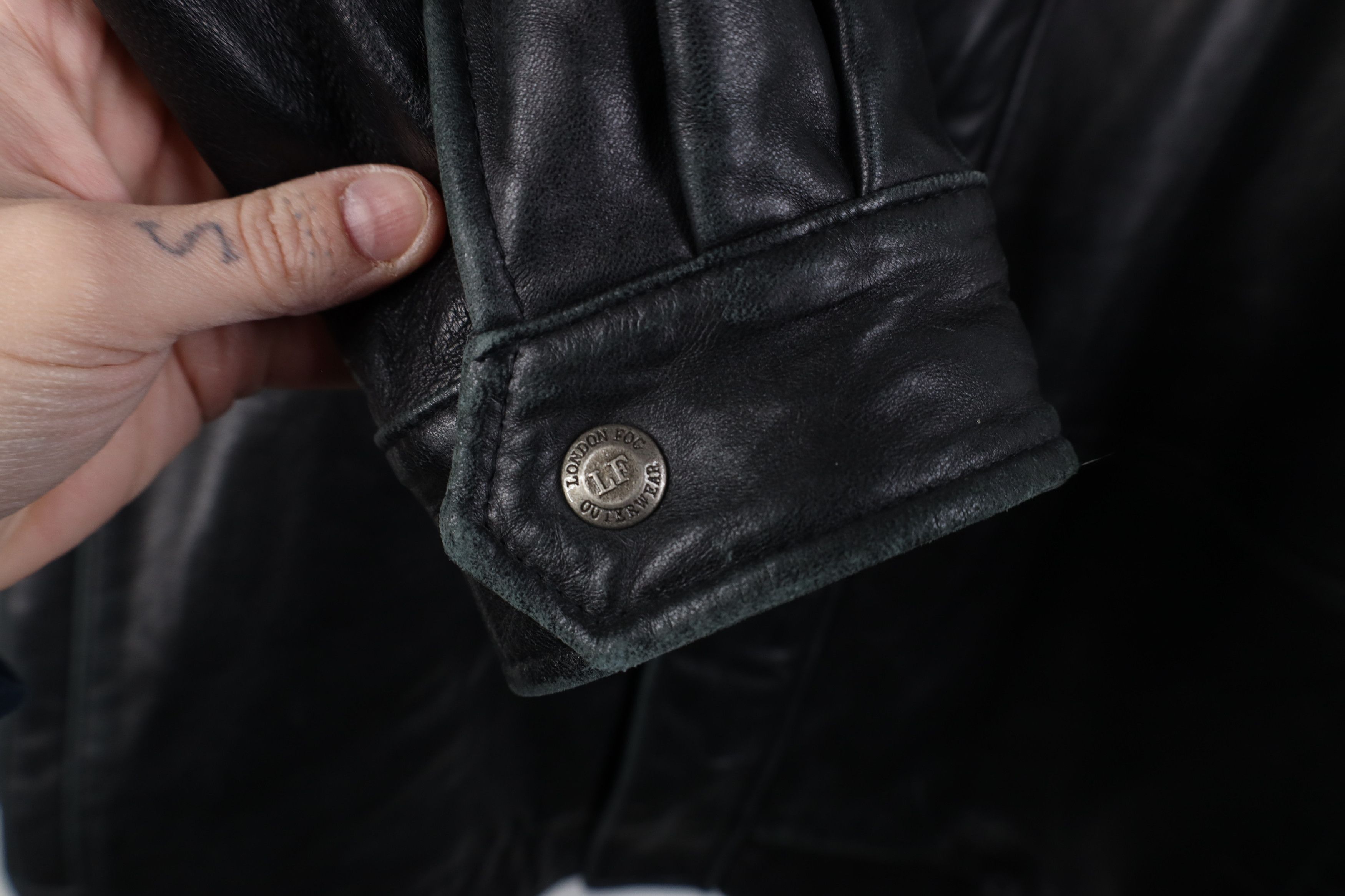 Vintage Vintage 90s Streetwear Soft Leather Bomber Jacket Black Size US L / EU 52-54 / 3 - 8 Thumbnail