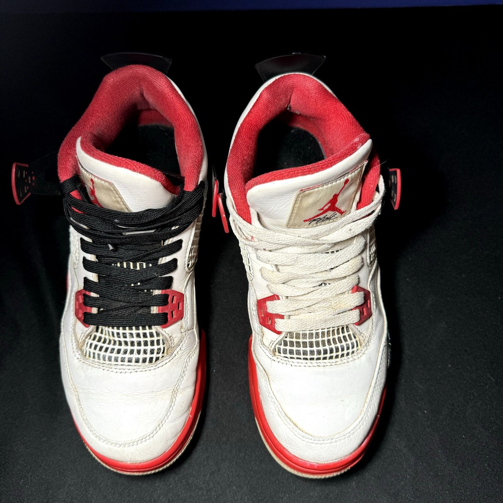 Jordan Brand × Nike Nike Air Jordan 4 Retro OG GS Fire Red 2020 - Size 6.5 Size US 6.5 / EU 39-40 - 4 Thumbnail