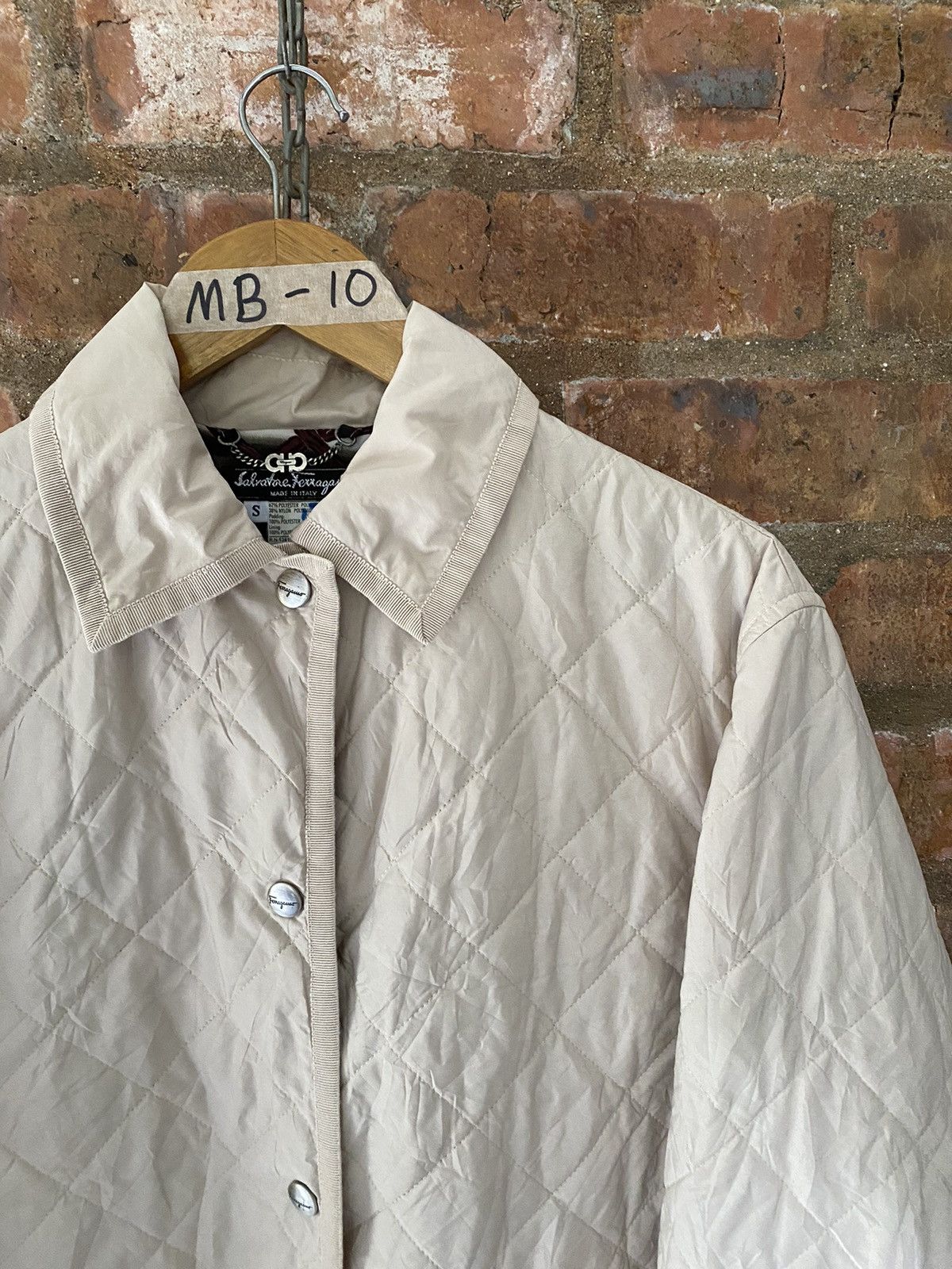 Salvatore Ferragamo 1990s Ferragamo Quilted abstract lining Jacket Size M / US 6-8 / IT 42-44 - 5 Thumbnail