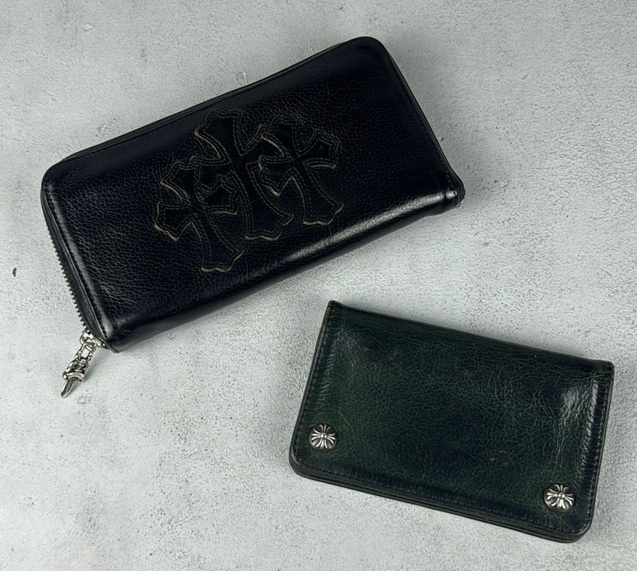 Chrome Hearts Chrome Hearts Vintage Green Plus Snap Wallet Size ONE SIZE - 9 Thumbnail