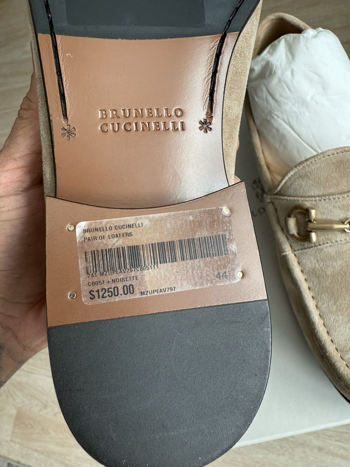 Brunello Cucinelli Brunello Cucinelli Loafers Size US 11 / EU 44 - 8 Thumbnail
