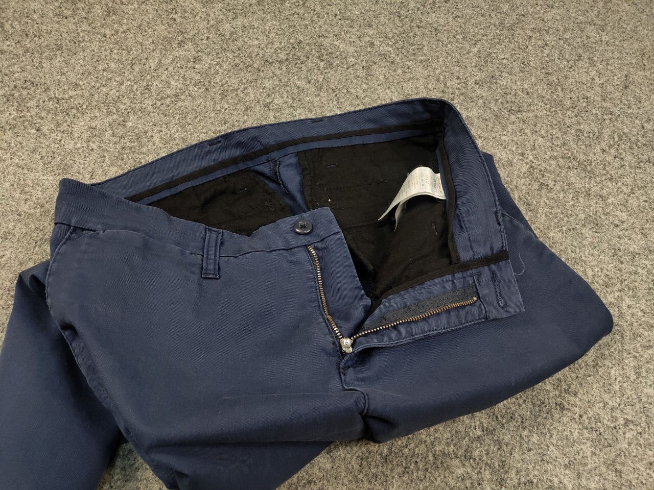 Carhartt Vintage 90's Carhartt Dark Blue Sid Trousers Pants Size US 33 - 10 Thumbnail
