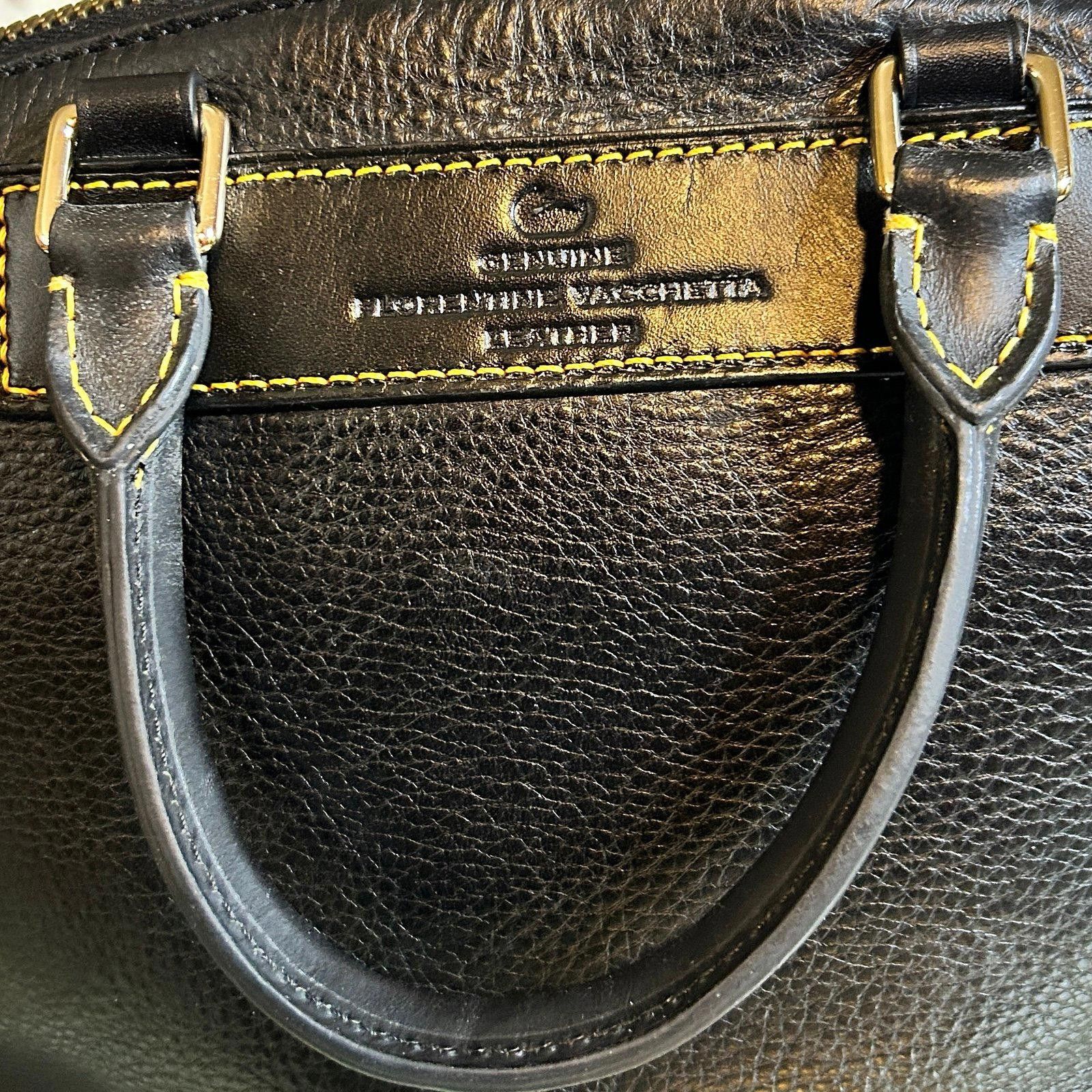 Dooney & Bourke Dooney & Bourke Black Pebble Grain Zip Zip Satchel DE668 BB Size ONE SIZE - 7 Thumbnail