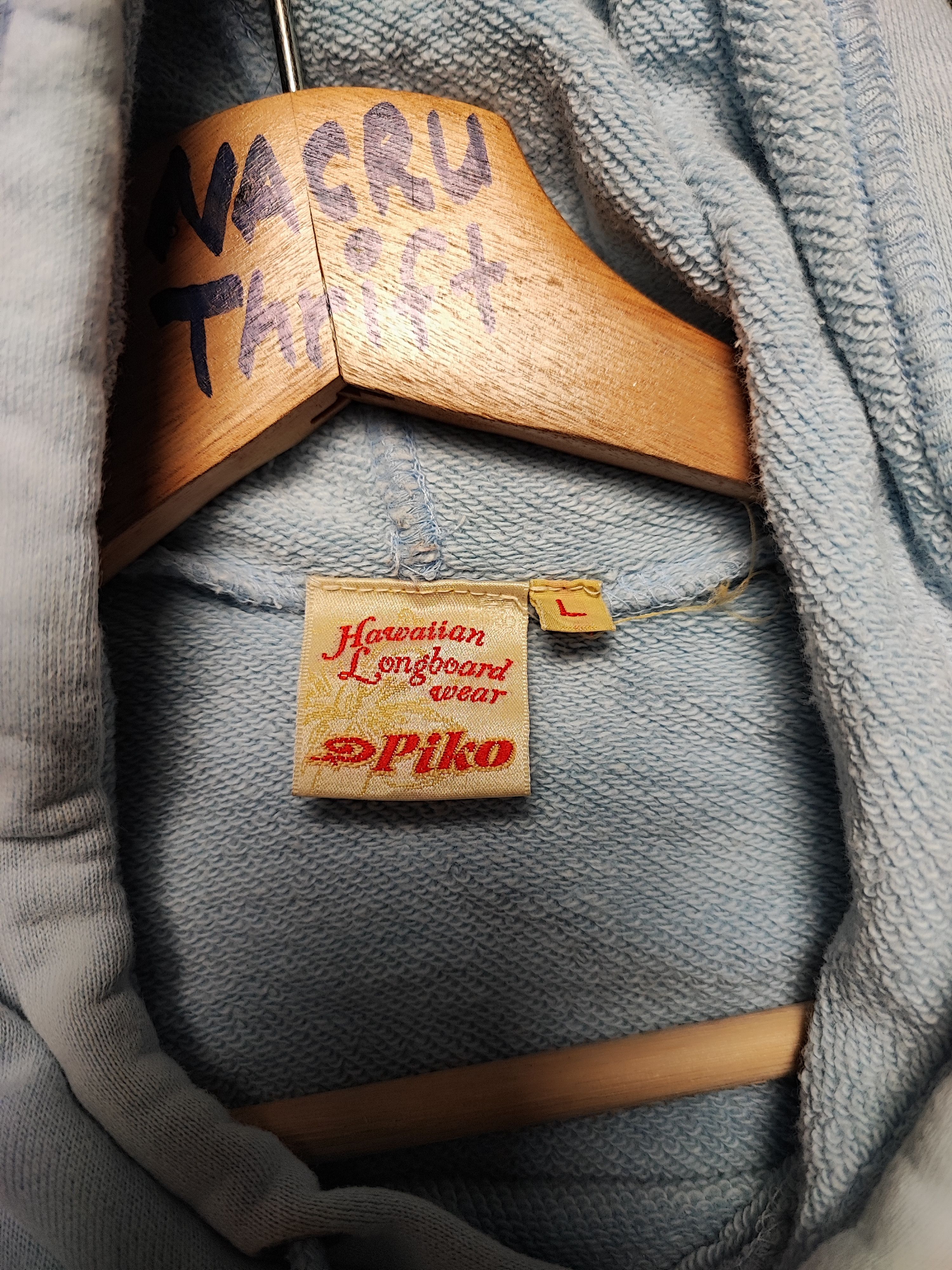 Vintage Vintage Piko Hawaian Longboard Hoodie Size US L / EU 52-54 / 3 - 11 Thumbnail