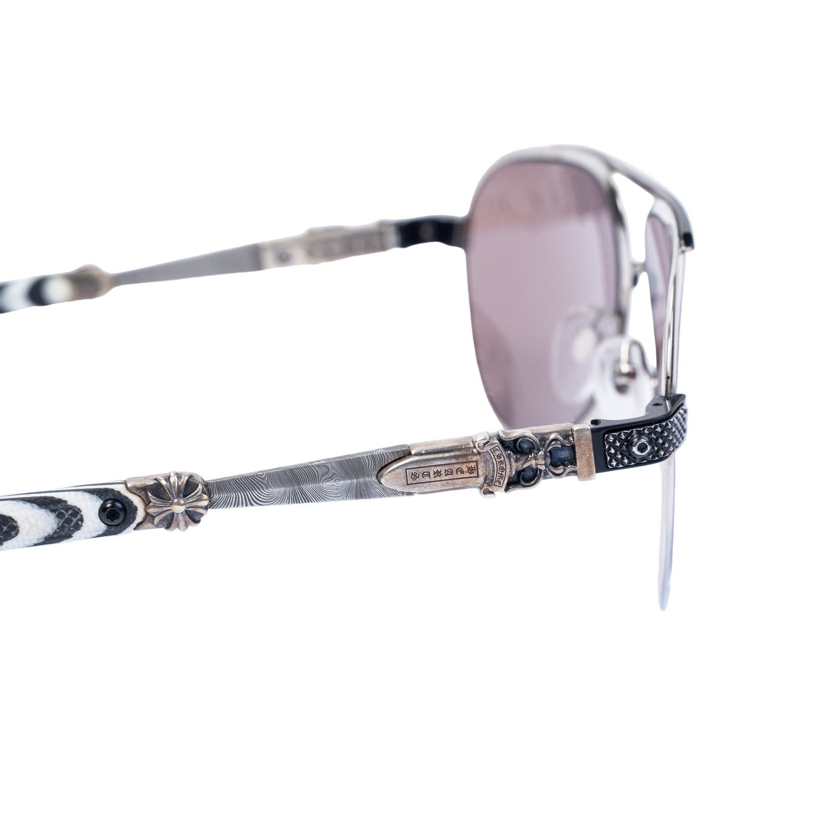 Chrome Hearts Blade Hummer II Silver Sunglasses Size ONE SIZE - 4 Thumbnail