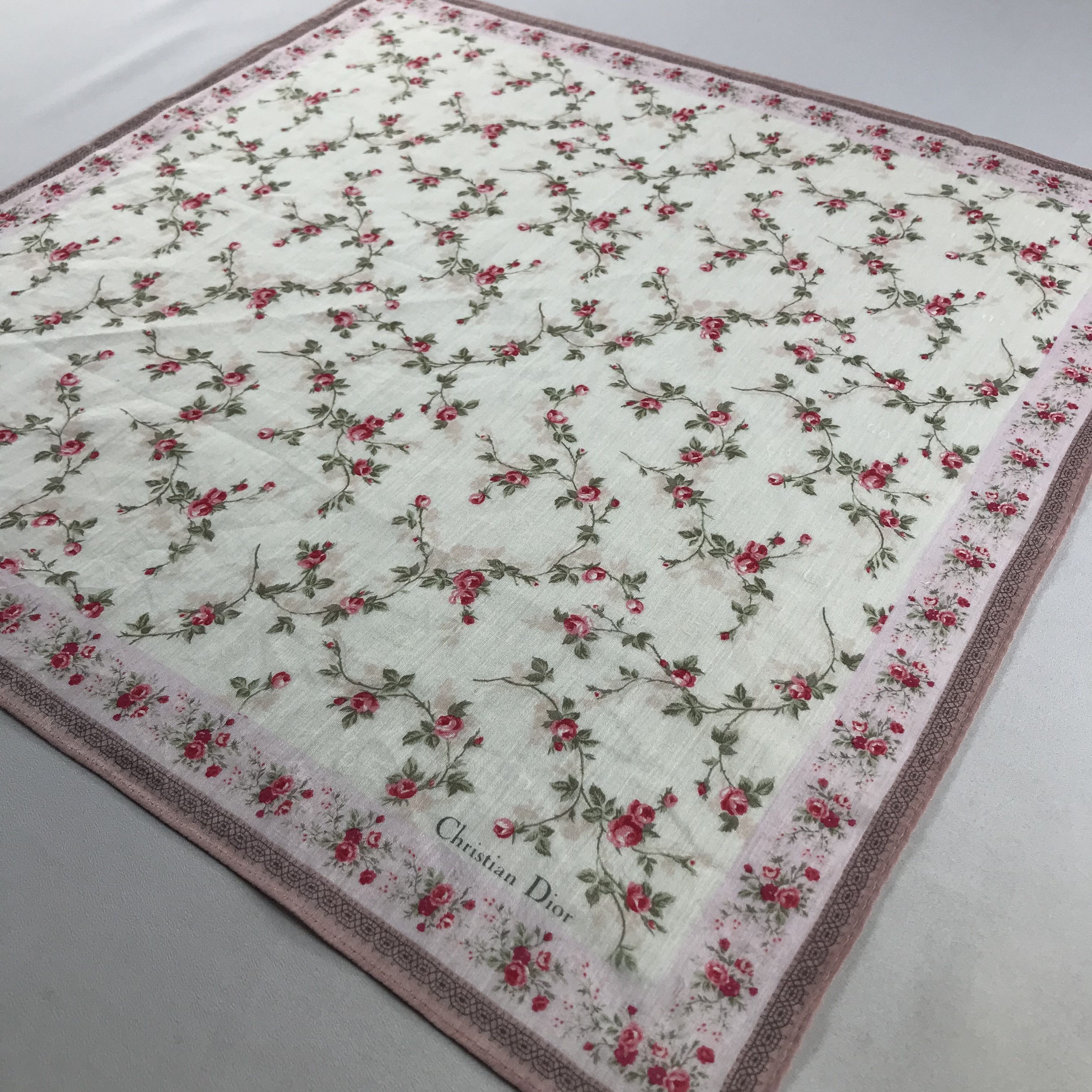 Vintage ChriSTIAN Dior Handkerchief / Bandana / Neckerchief C592 Size ONE SIZE - 4 Thumbnail