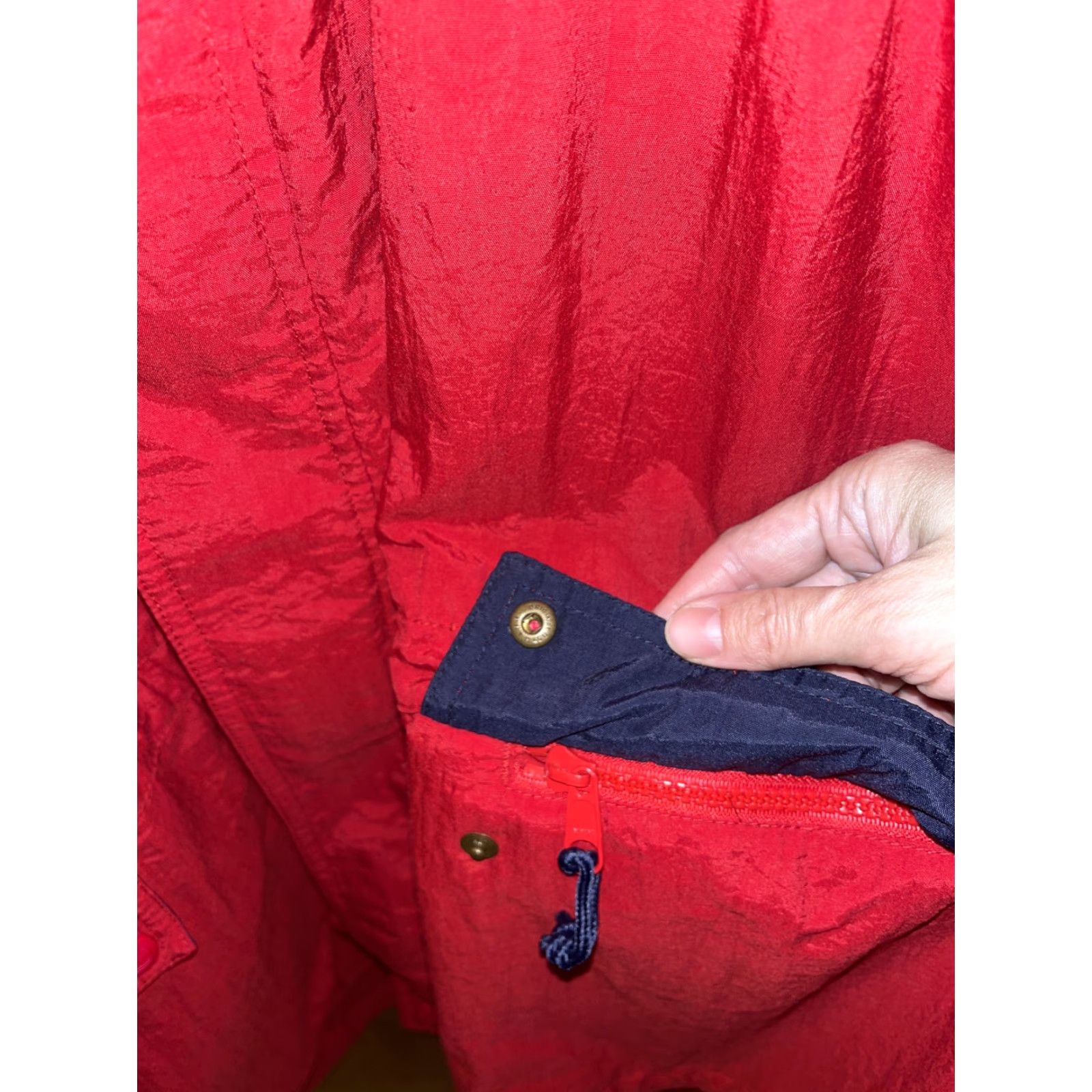 Timberland VINTAGE Timberland Windbreaker Jacket Men XXL Red Summer Spring Fall Casual Travel Nylon Zipper Pockets Hiking Golf Size US XXL / EU 58 / 5 - 4 Thumbnail