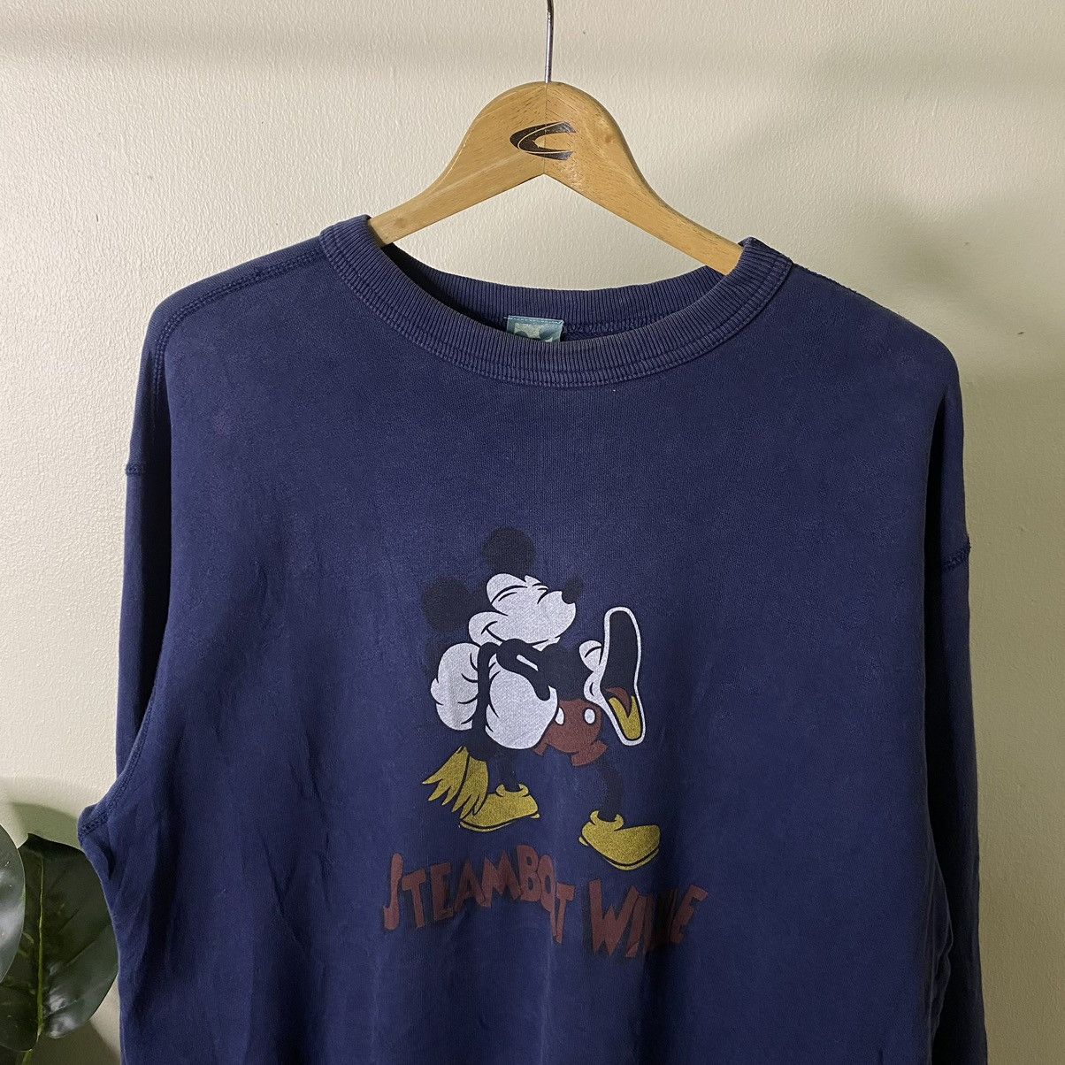 Disney × Mickey Mouse × Vintage Vintage 2000s Mickey Unlimited Steambot Wife Sweatshirt Size US L / EU 52-54 / 3 - 2 Thumbnail