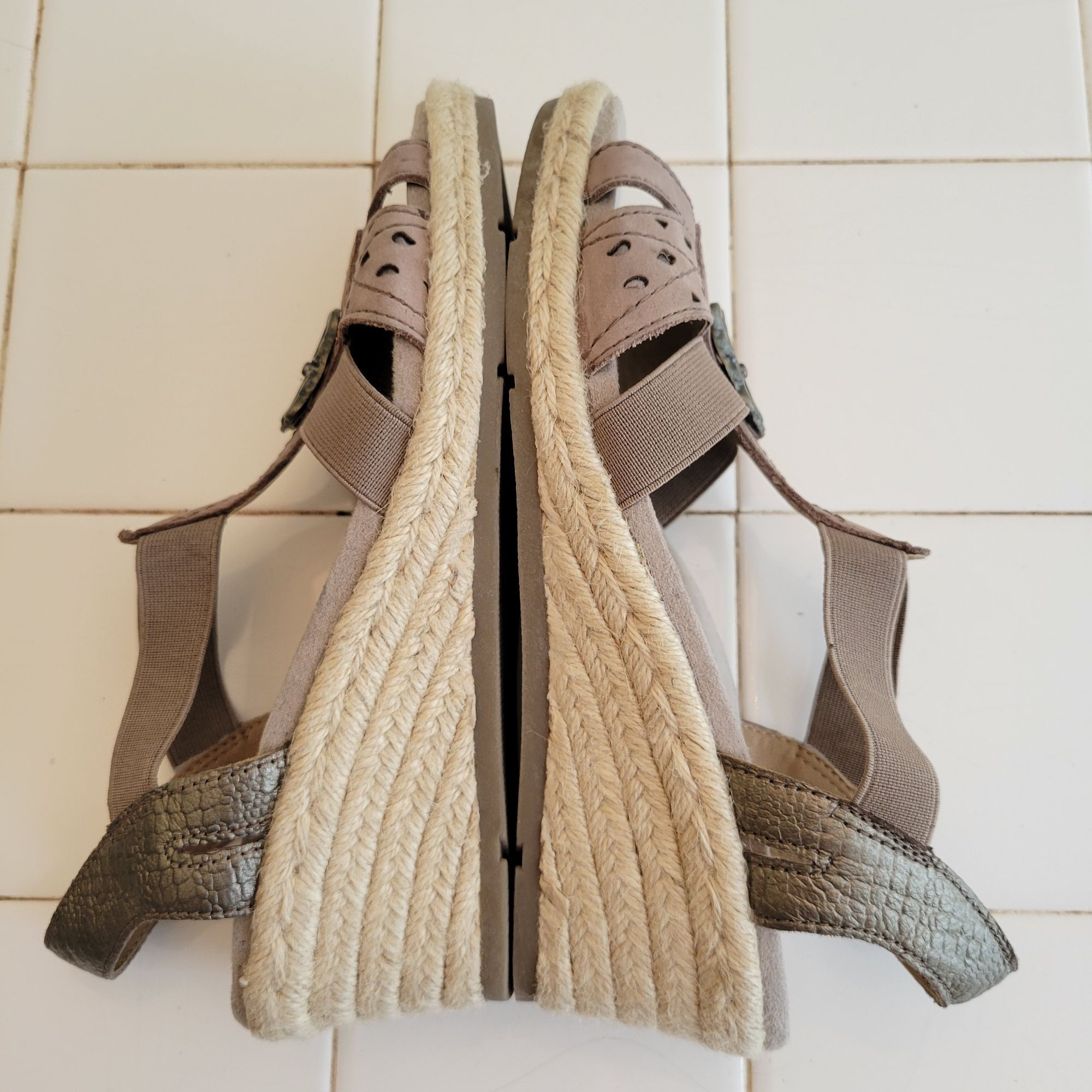 Other Earth Origins 6.5M NAPLES NANCI Leather Sandals Espadrille W Size US 6.5 / IT 36.5 - 7 Thumbnail