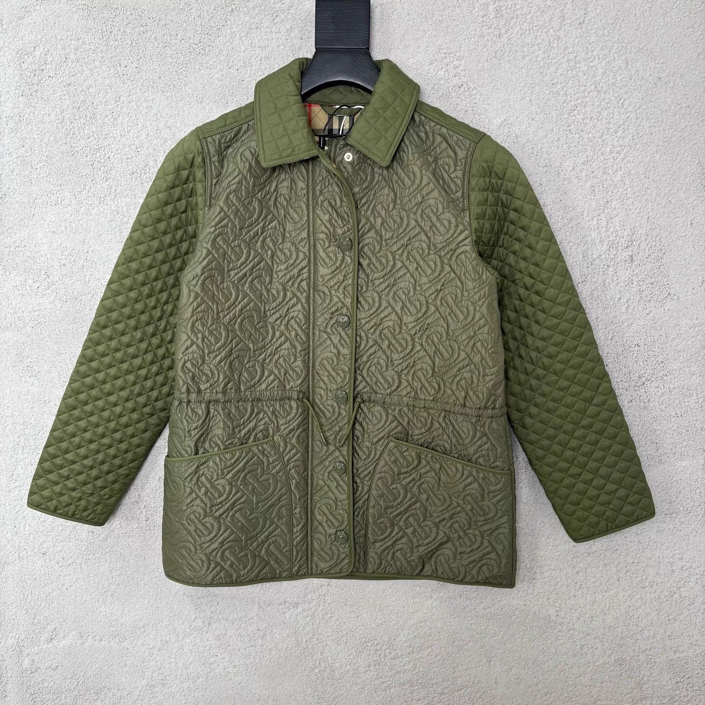 Burberry Burberry Quilted Lightweight Green 12Y New Jacket Size US XXS / EU 40 - 1 Thumbnail