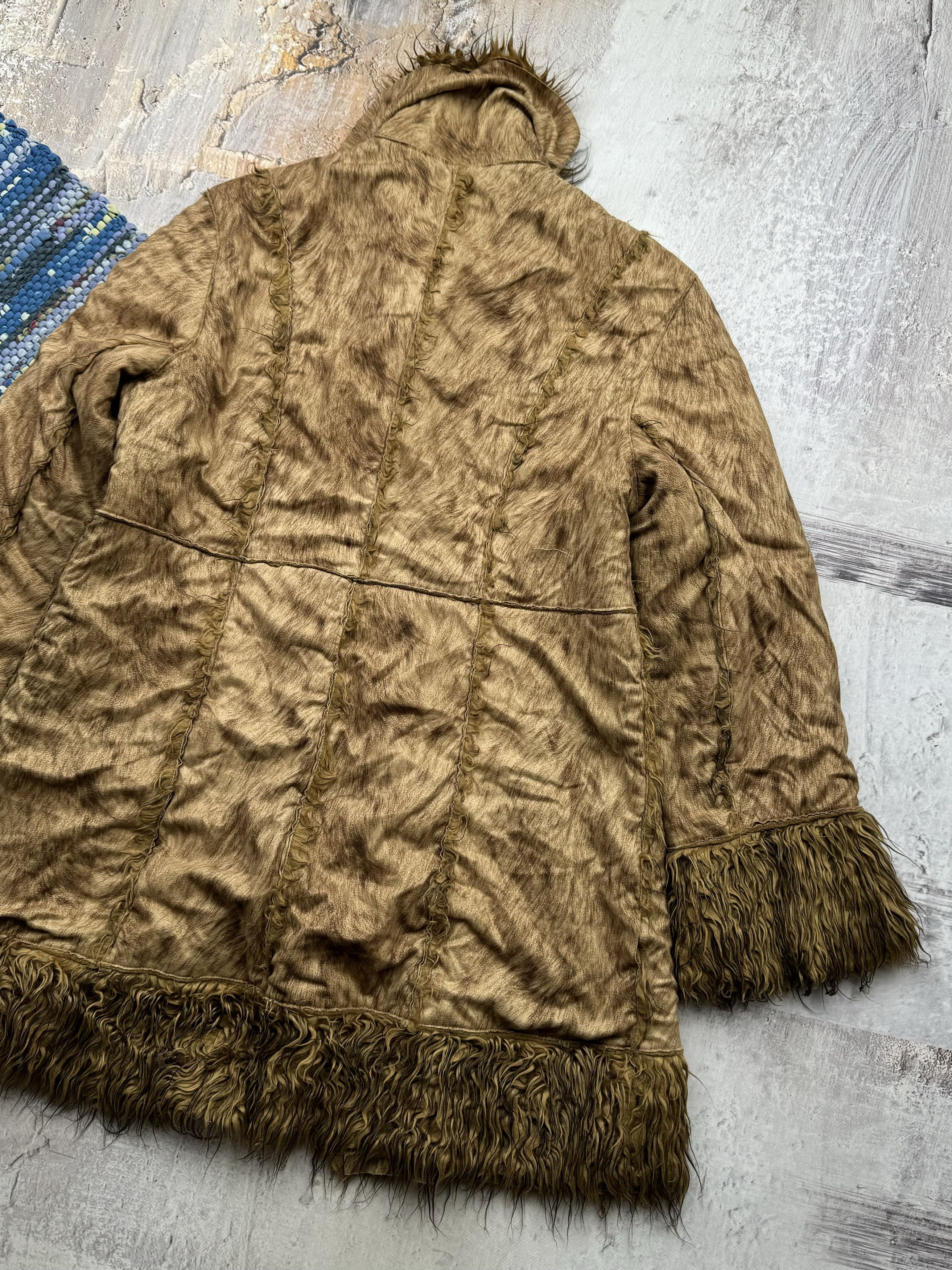 Vintage Vintage Faded Faux Fur Coat A186(495)D15 Size M / US 6-8 / IT 42-44 - 10 Thumbnail