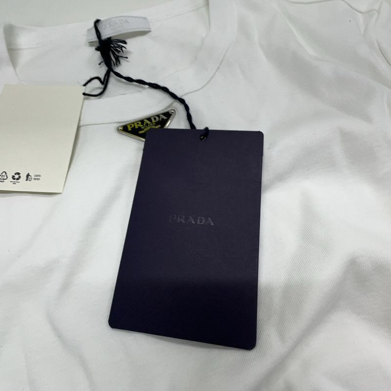 Prada PRADA SS23 White Short Sleeve TShirt-2506 Size US L / EU 52-54 / 3 - 4 Thumbnail