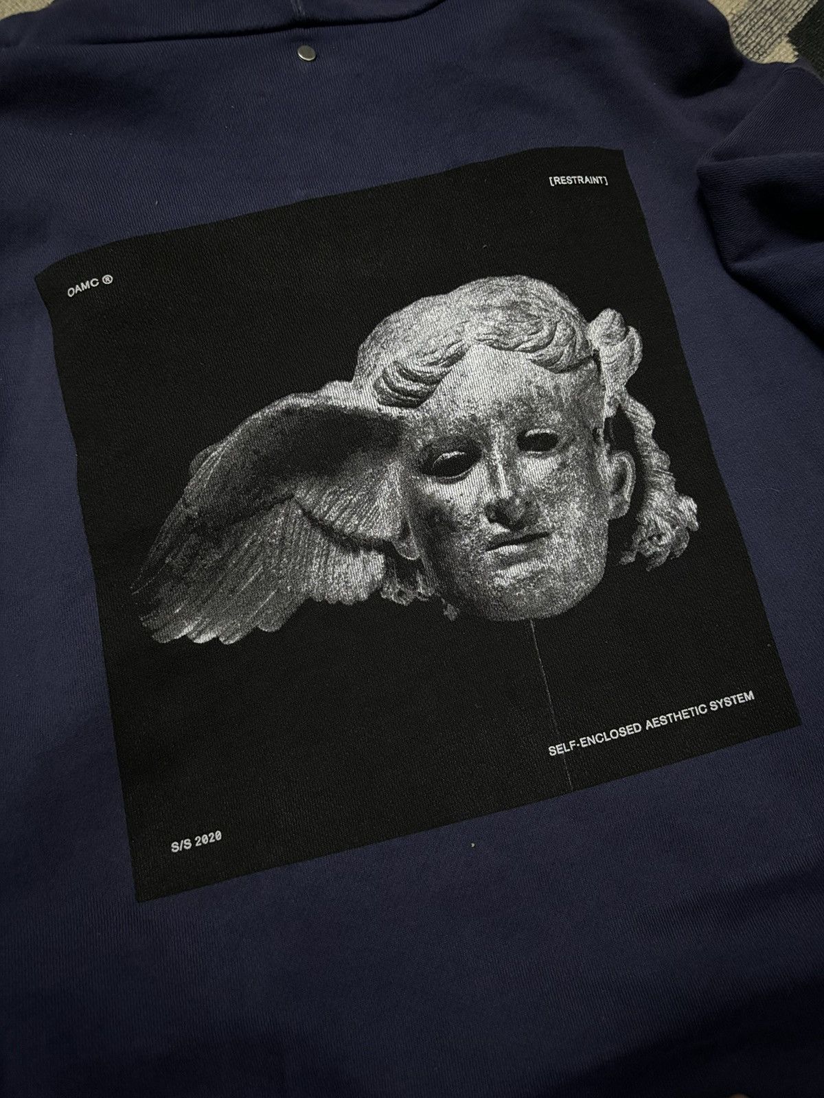 OAMC OAMC Dream Logic Hoodie Blueblack Size US S / EU 44-46 / 1 - 4 Thumbnail