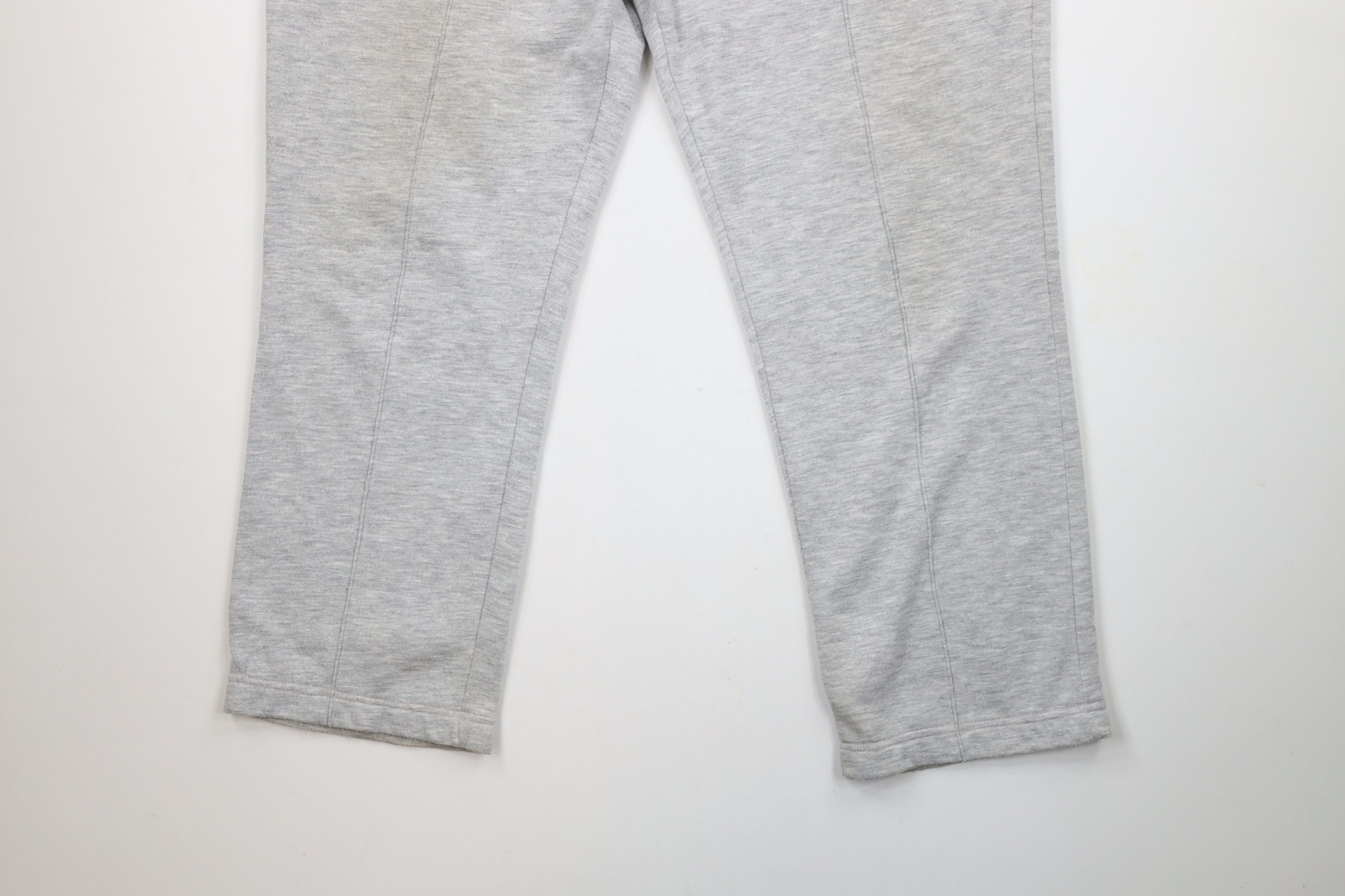 Adidas × Vintage Vintage 80s 90s Adidas Spell Out Wide Leg Sweatpants Gray Size US 40 / EU 56 - 4 Thumbnail