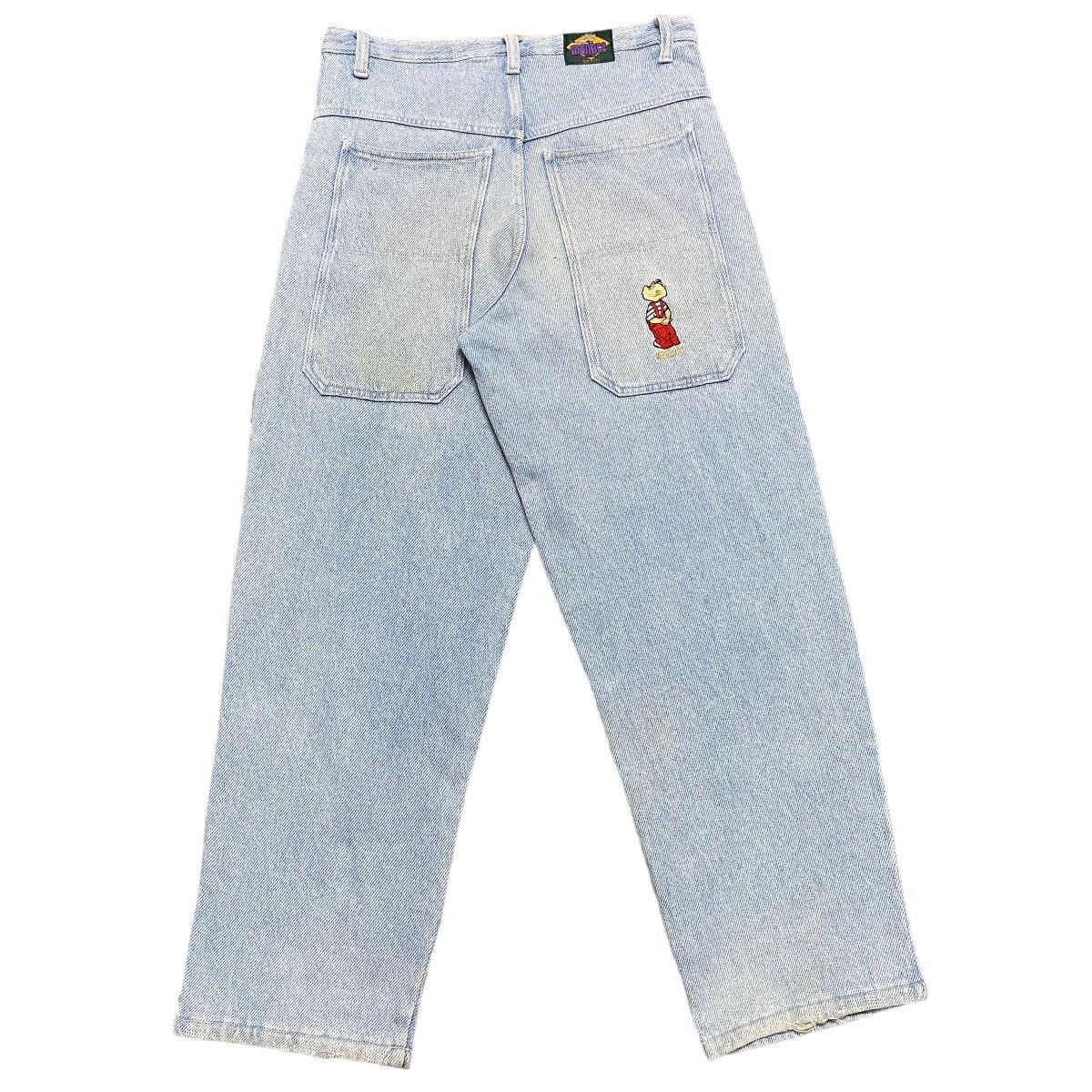 Menace Vintage 90s Menace Denim Baggy Pants Size US 38 / EU 54 - 1 Thumbnail