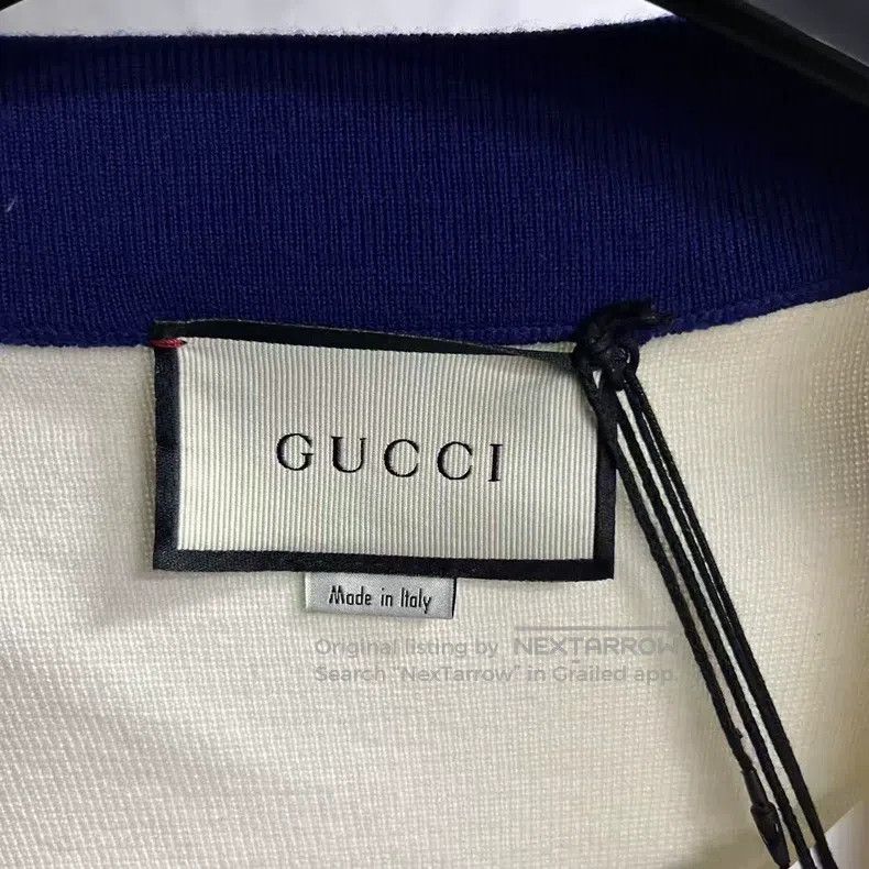 Gucci Gucci Light yellow cotton bee Logo knitwear coat Size L / US 10 / IT 46 - 3 Thumbnail