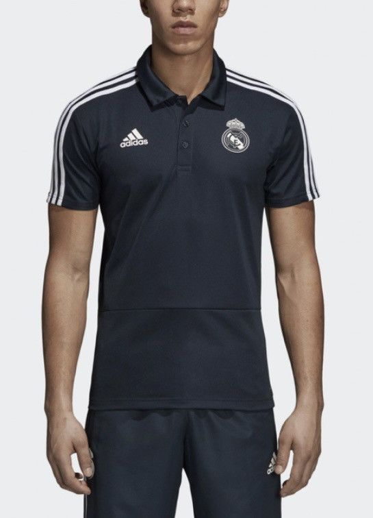 Adidas FC Real Madrid Adidas Polo Shirt Jersey 2018-2019 XXL Size Size US XXL / EU 58 / 5 - 1 Thumbnail