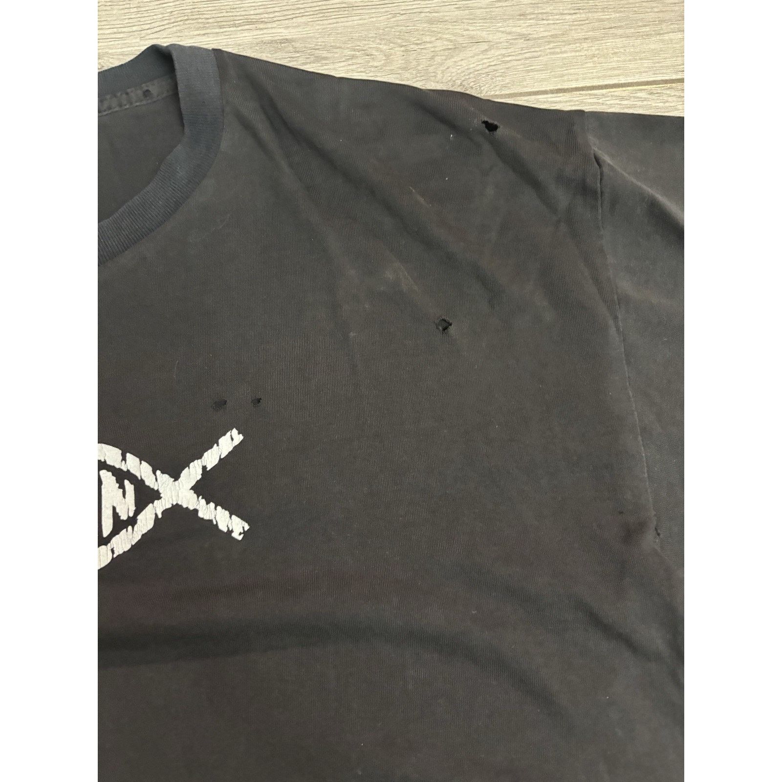 Vtg 1997 Marilyn Manson Fish Band XL Distressed No Dry Rot*