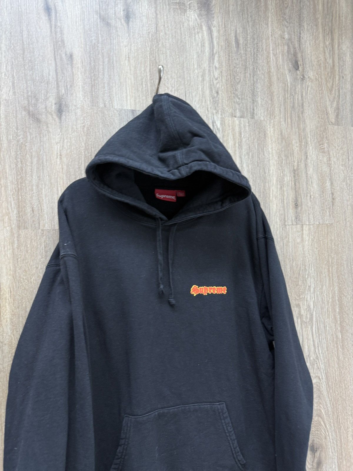 Supreme Supreme Love To Amo Black Pull Over Hoodie Size US XL / EU 56 / 4 - 2 Thumbnail